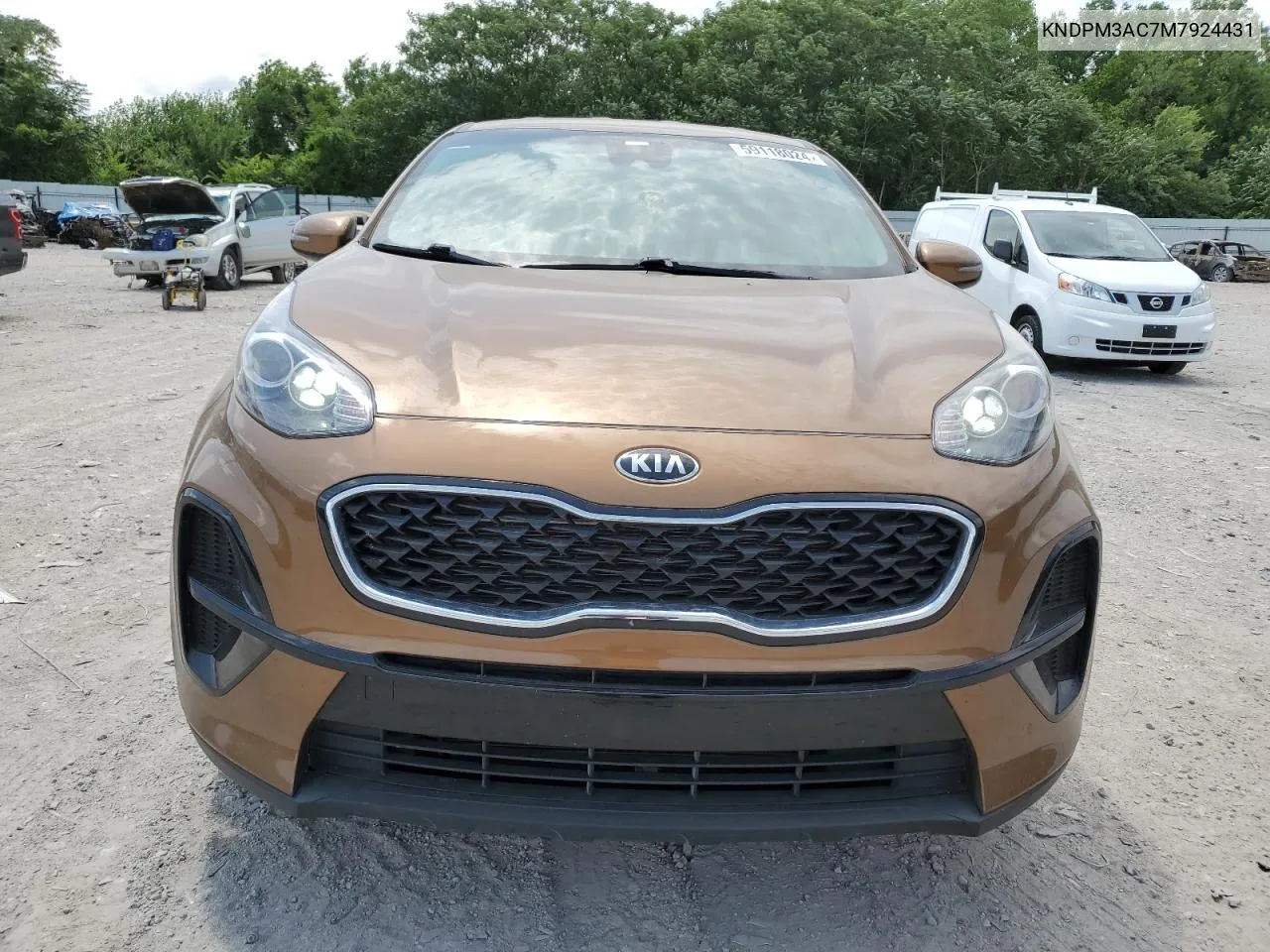 2021 Kia Sportage Lx VIN: KNDPM3AC7M7924431 Lot: 59118024