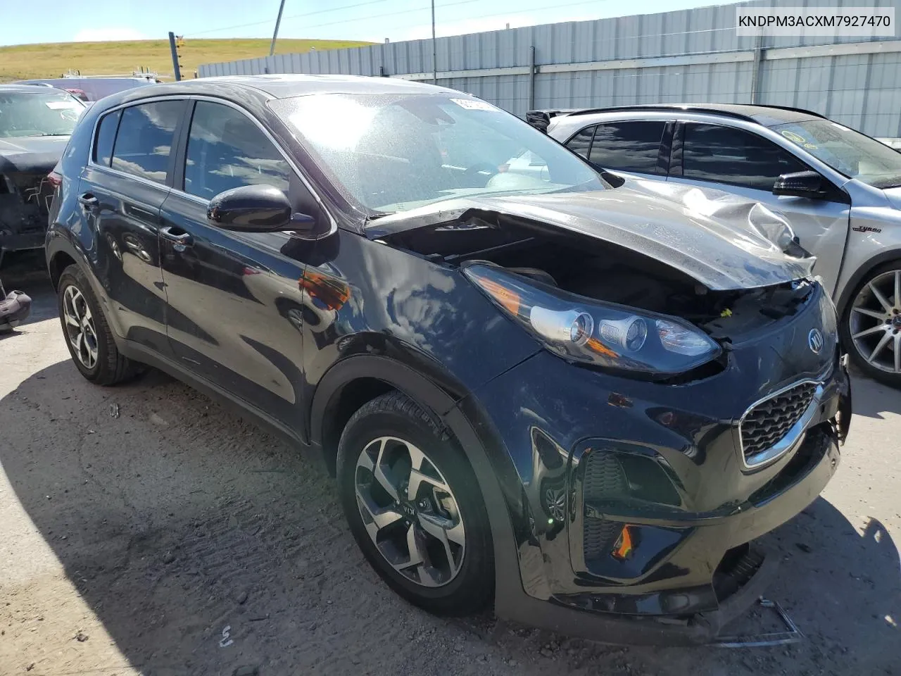 2021 Kia Sportage Lx VIN: KNDPM3ACXM7927470 Lot: 60112714