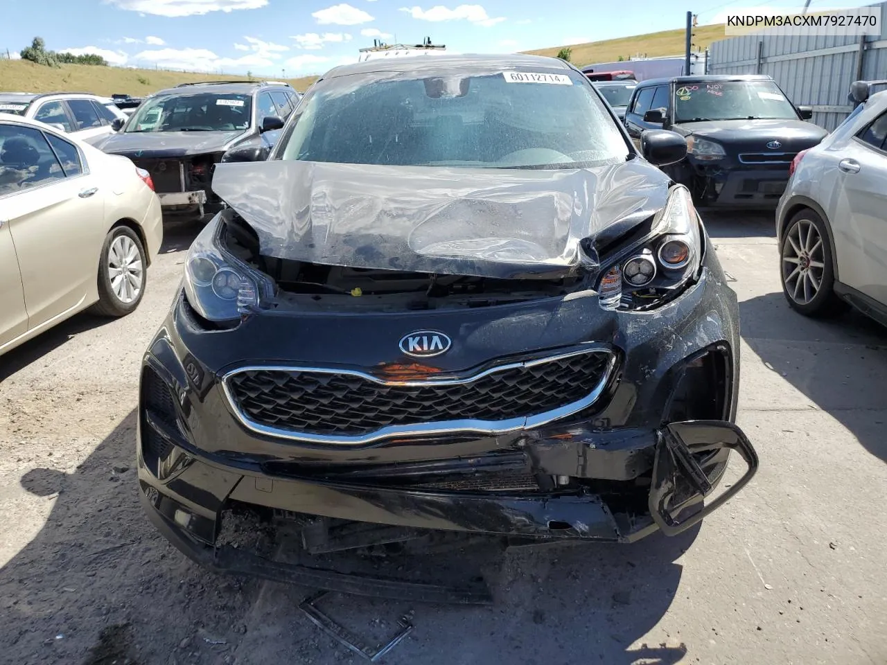 2021 Kia Sportage Lx VIN: KNDPM3ACXM7927470 Lot: 60112714