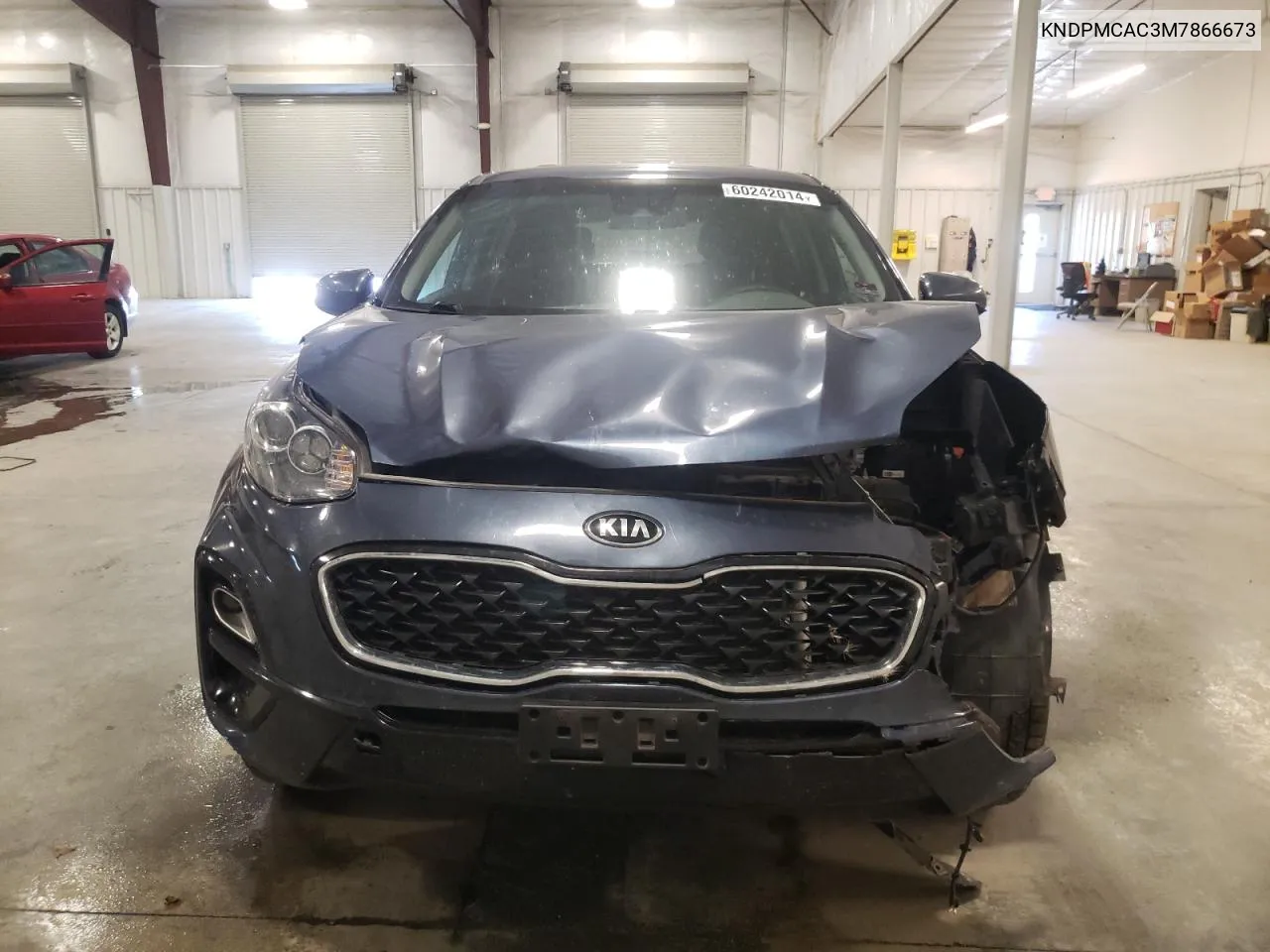 2021 Kia Sportage Lx VIN: KNDPMCAC3M7866673 Lot: 60242014