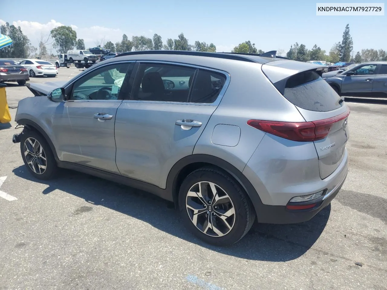 2021 Kia Sportage Ex VIN: KNDPN3AC7M7927729 Lot: 60519724