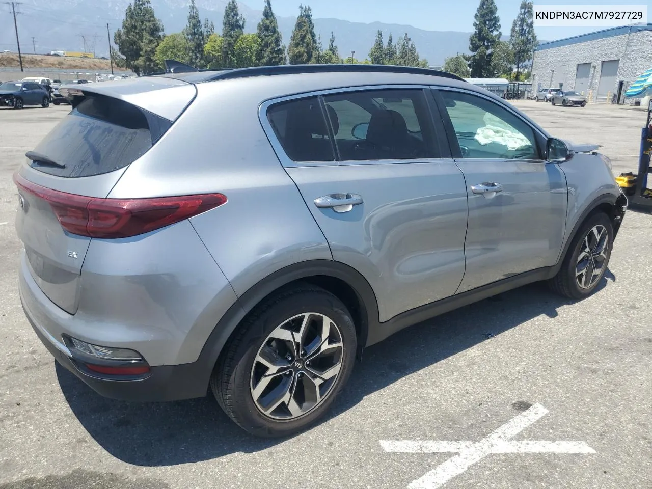 2021 Kia Sportage Ex VIN: KNDPN3AC7M7927729 Lot: 60519724