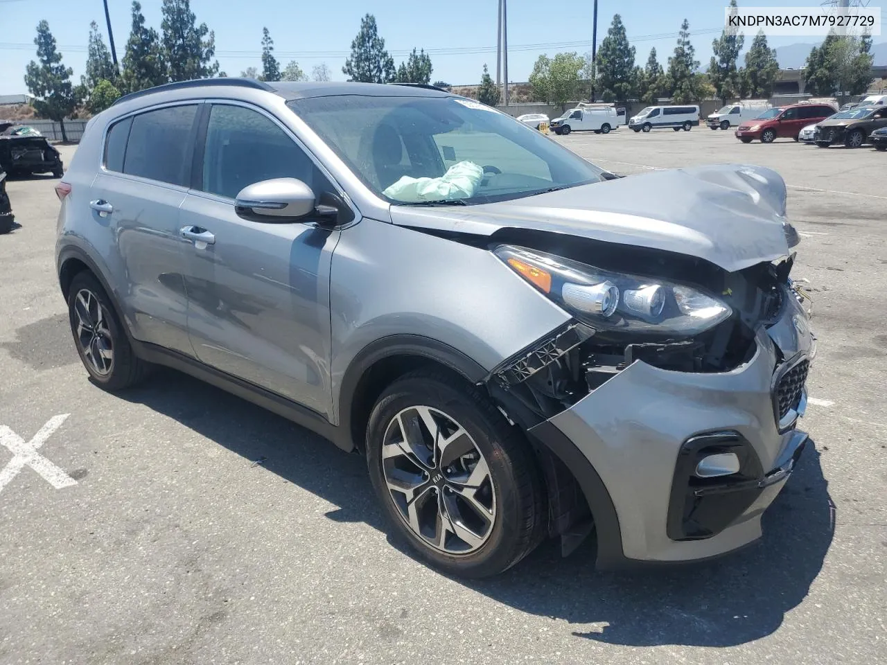 2021 Kia Sportage Ex VIN: KNDPN3AC7M7927729 Lot: 60519724