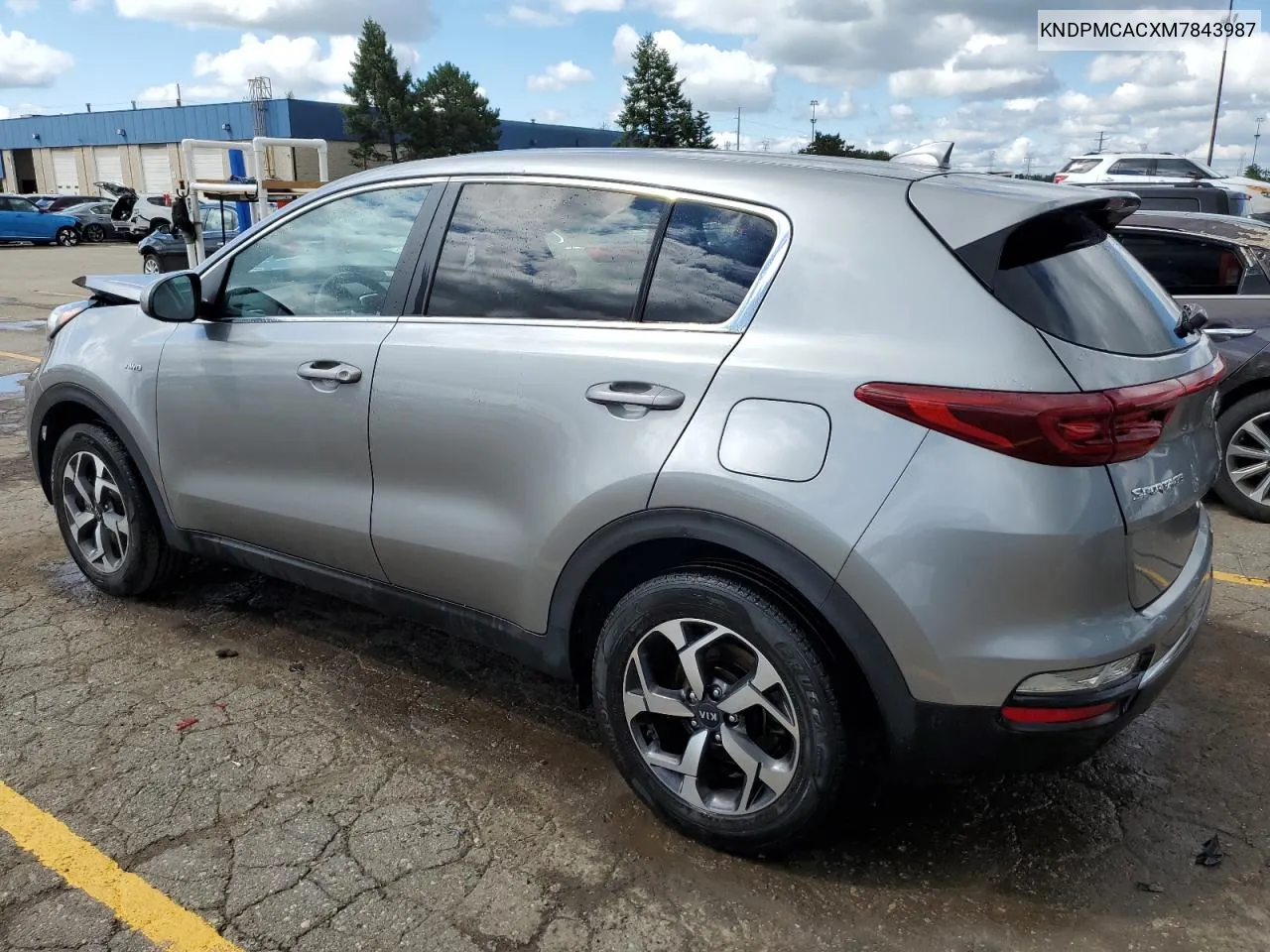 2021 Kia Sportage Lx VIN: KNDPMCACXM7843987 Lot: 60653514