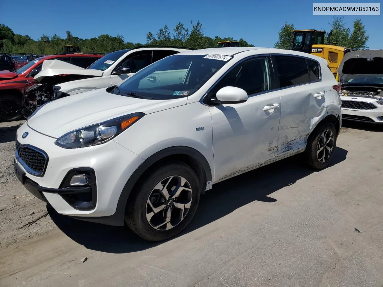 2021 Kia Sportage Lx VIN: KNDPMCAC9M7852163 Lot: 60809074