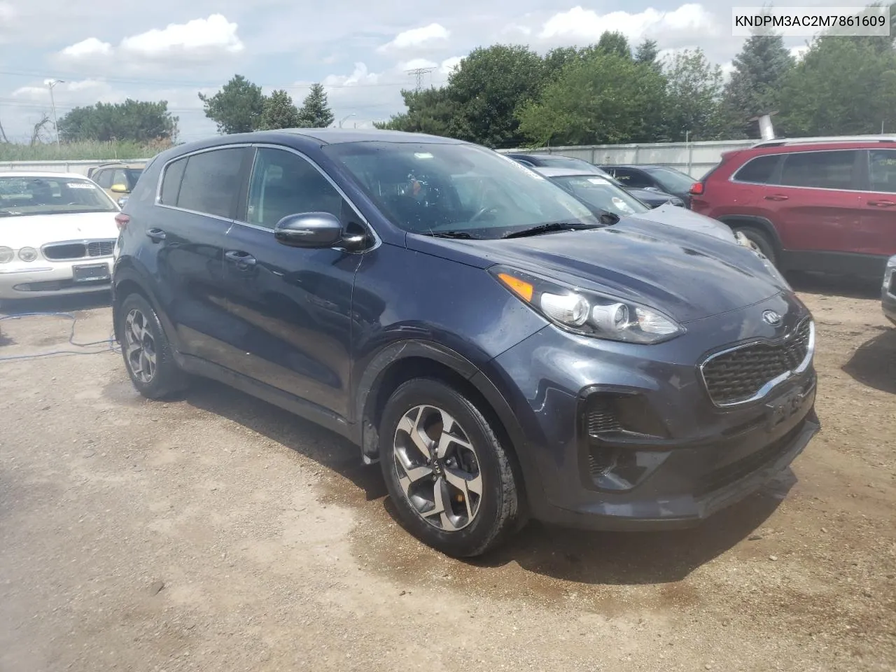 2021 Kia Sportage Lx VIN: KNDPM3AC2M7861609 Lot: 61163964