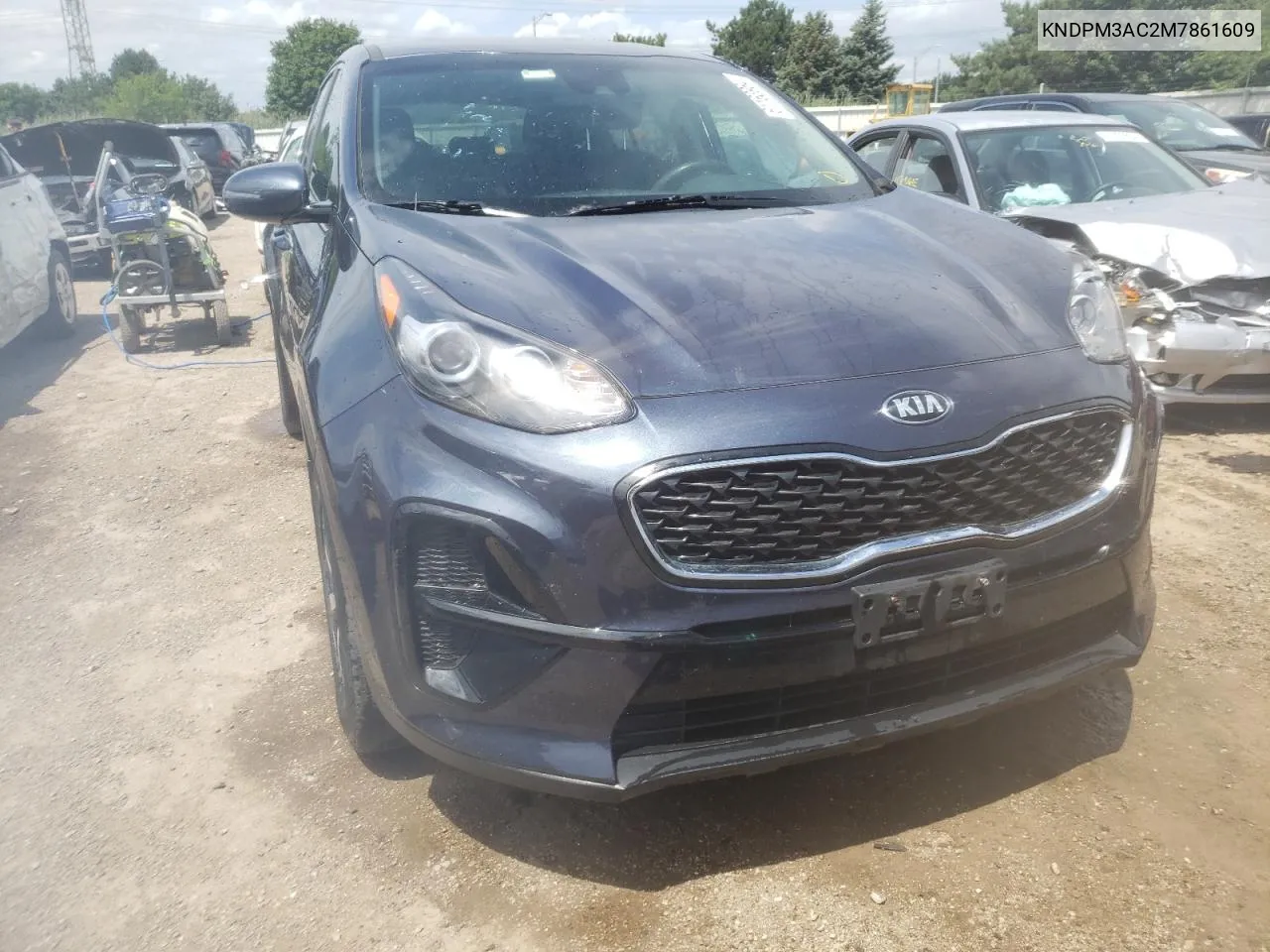 2021 Kia Sportage Lx VIN: KNDPM3AC2M7861609 Lot: 61163964