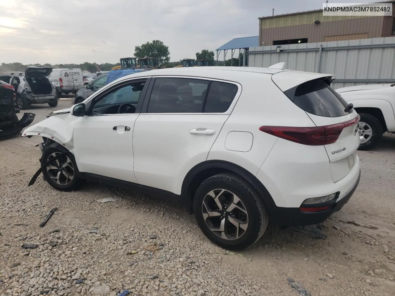 2021 Kia Sportage Lx VIN: KNDPM3AC3M7852482 Lot: 61196814