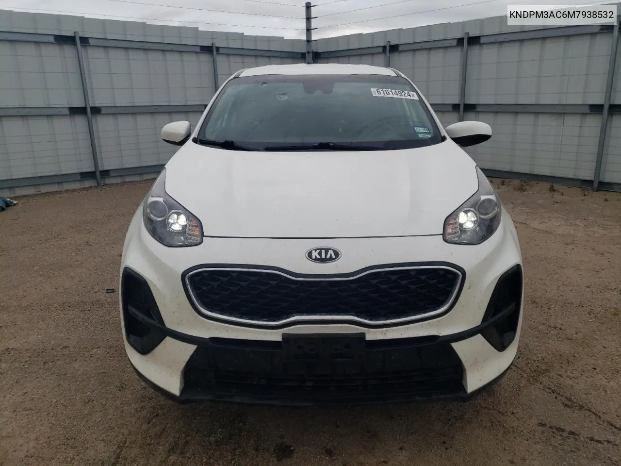 2021 Kia Sportage Lx VIN: KNDPM3AC6M7938532 Lot: 61614924