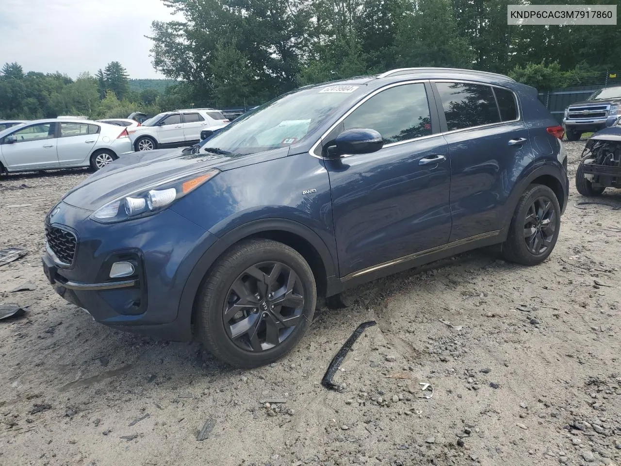 2021 Kia Sportage S VIN: KNDP6CAC3M7917860 Lot: 62479904