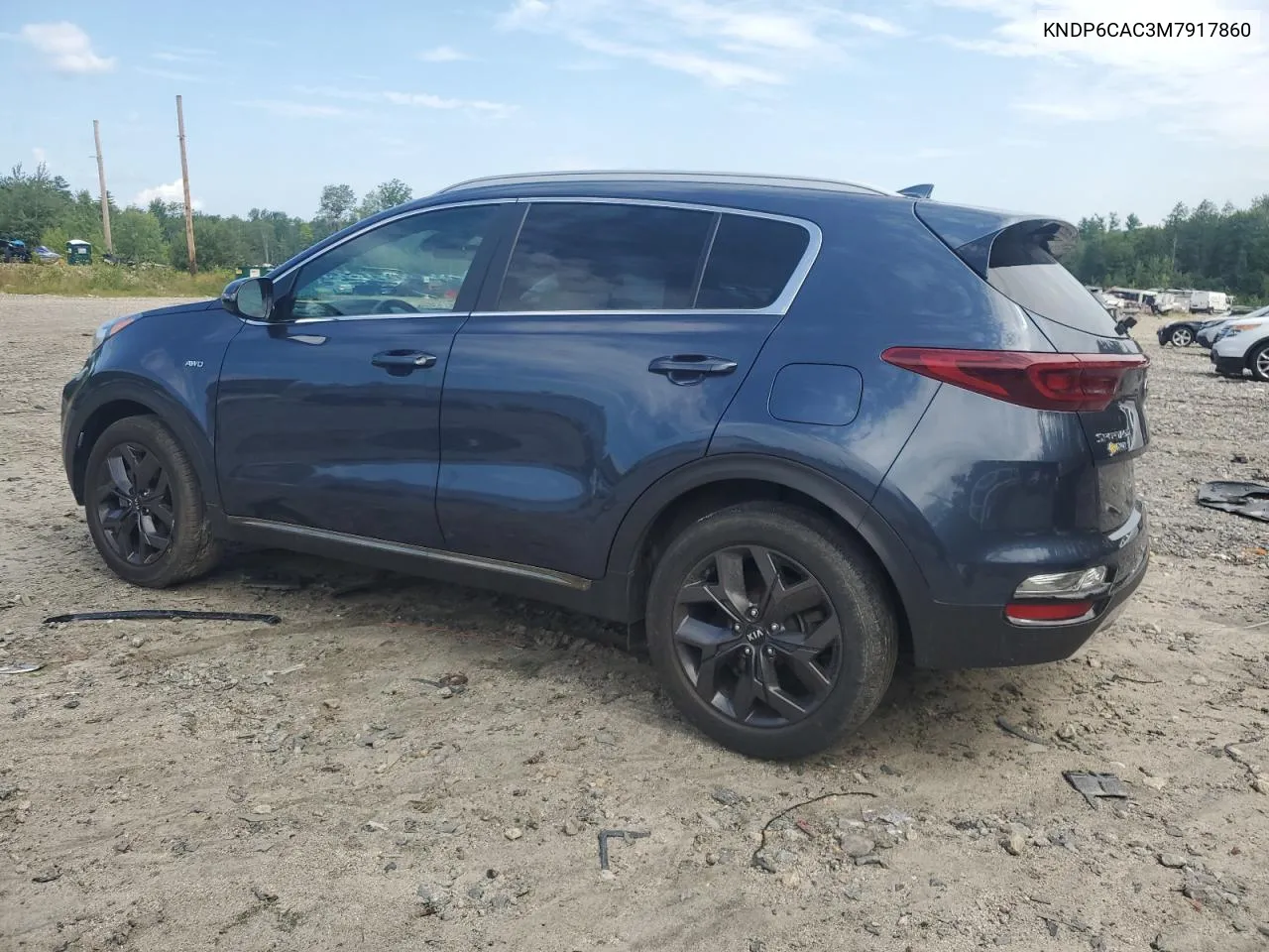 2021 Kia Sportage S VIN: KNDP6CAC3M7917860 Lot: 62479904