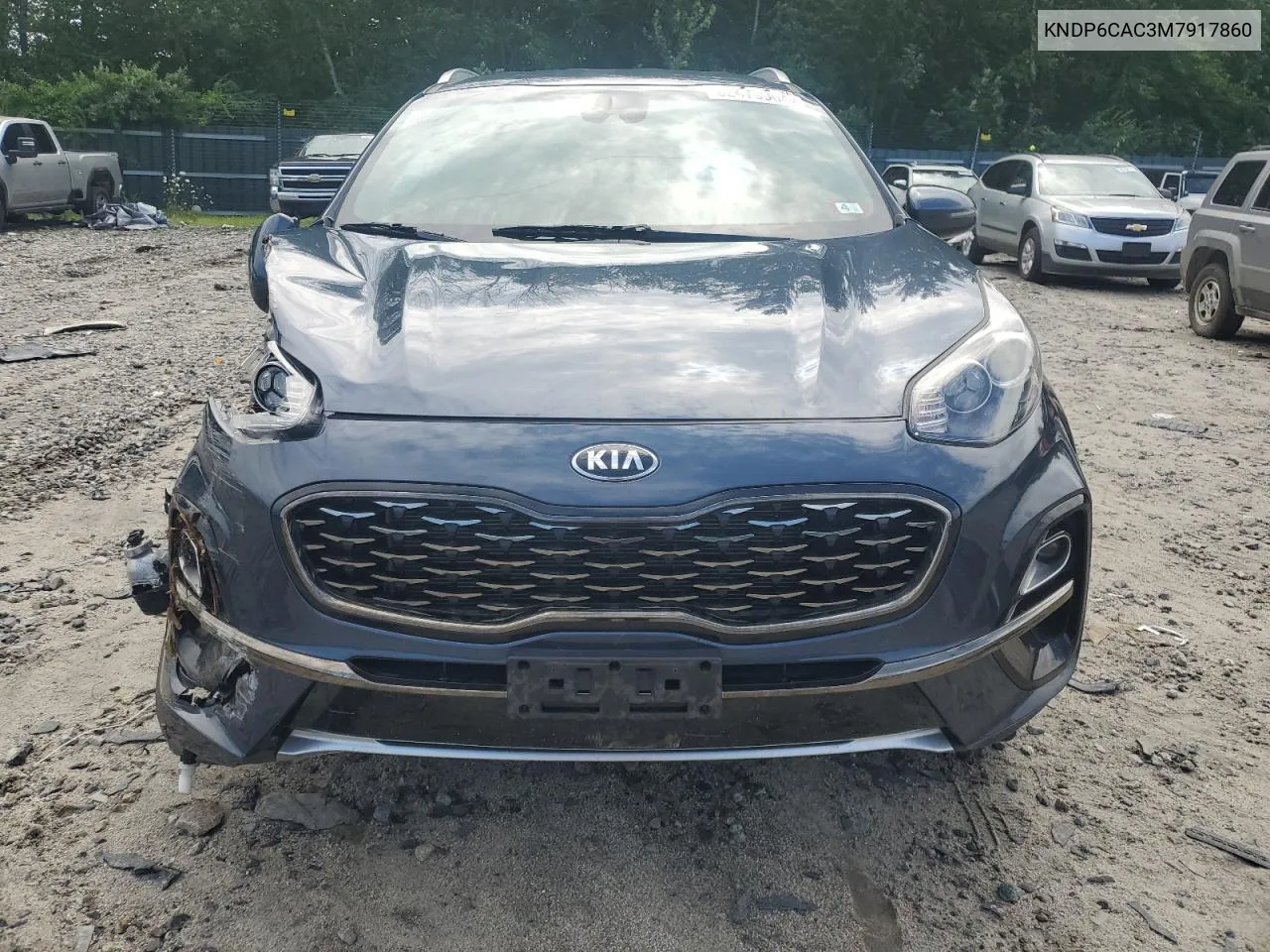 2021 Kia Sportage S VIN: KNDP6CAC3M7917860 Lot: 62479904