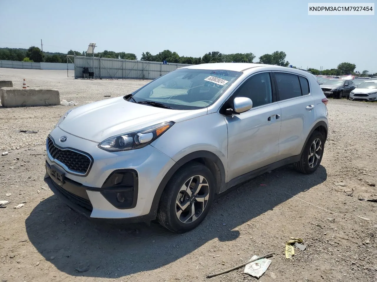 2021 Kia Sportage Lx VIN: KNDPM3AC1M7927454 Lot: 63092824