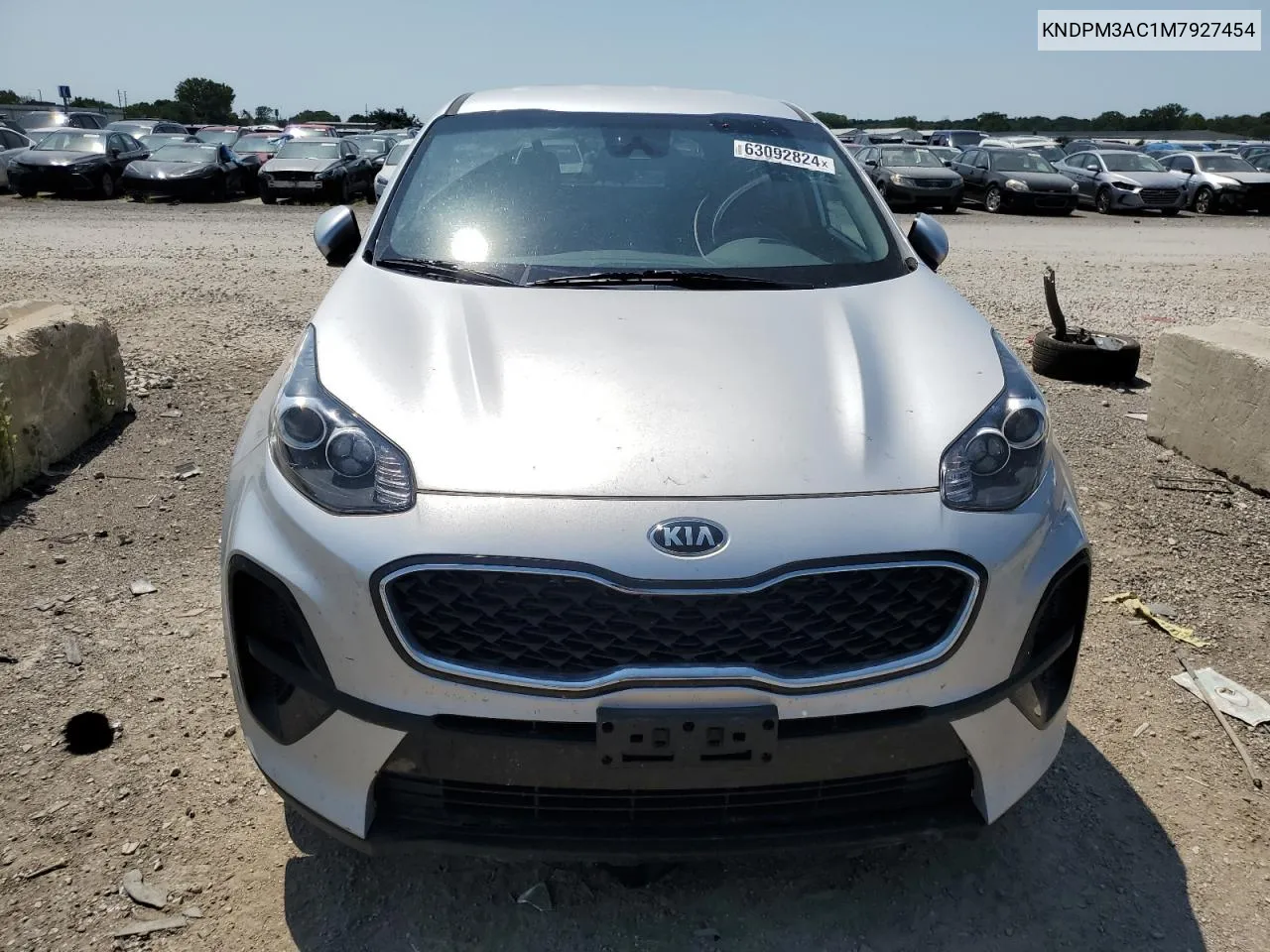 2021 Kia Sportage Lx VIN: KNDPM3AC1M7927454 Lot: 63092824