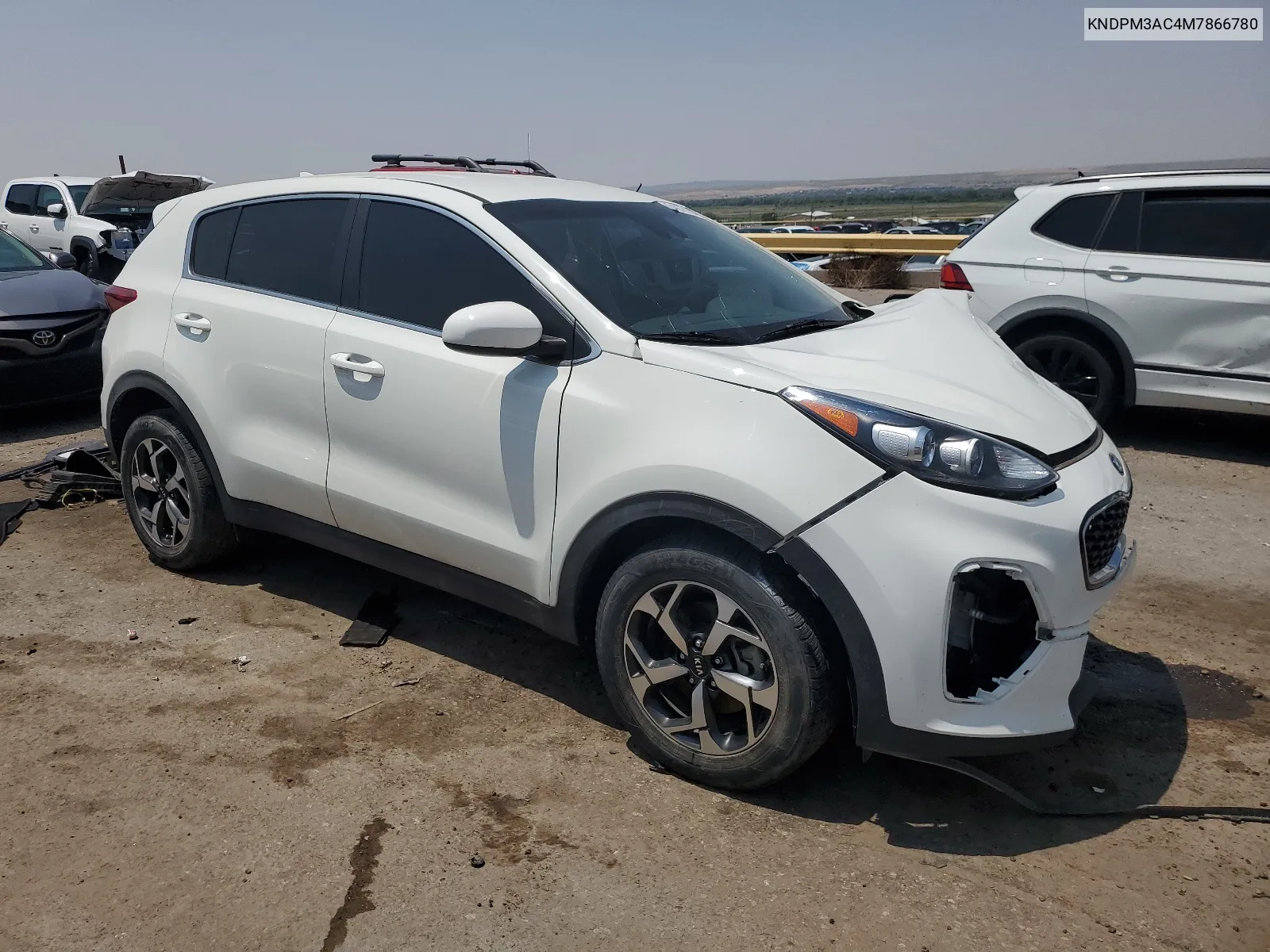 2021 Kia Sportage Lx VIN: KNDPM3AC4M7866780 Lot: 64073134