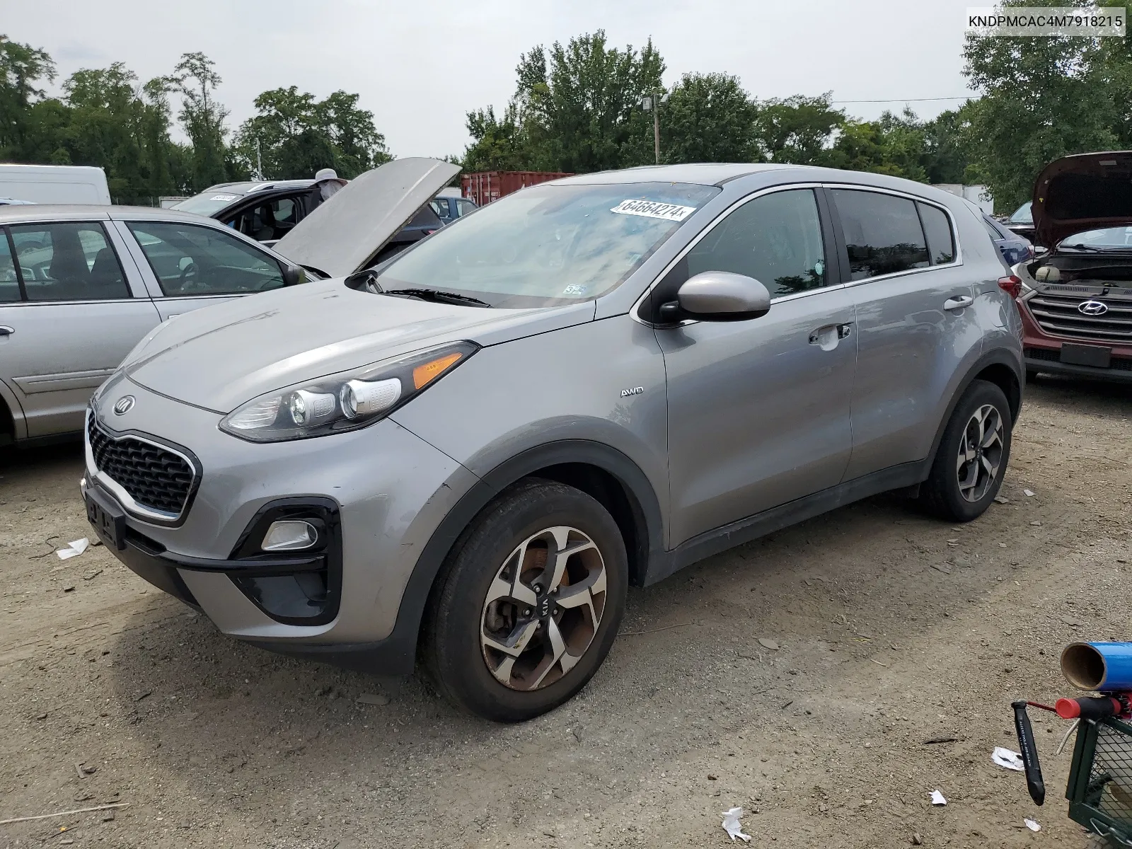 KNDPMCAC4M7918215 2021 Kia Sportage Lx