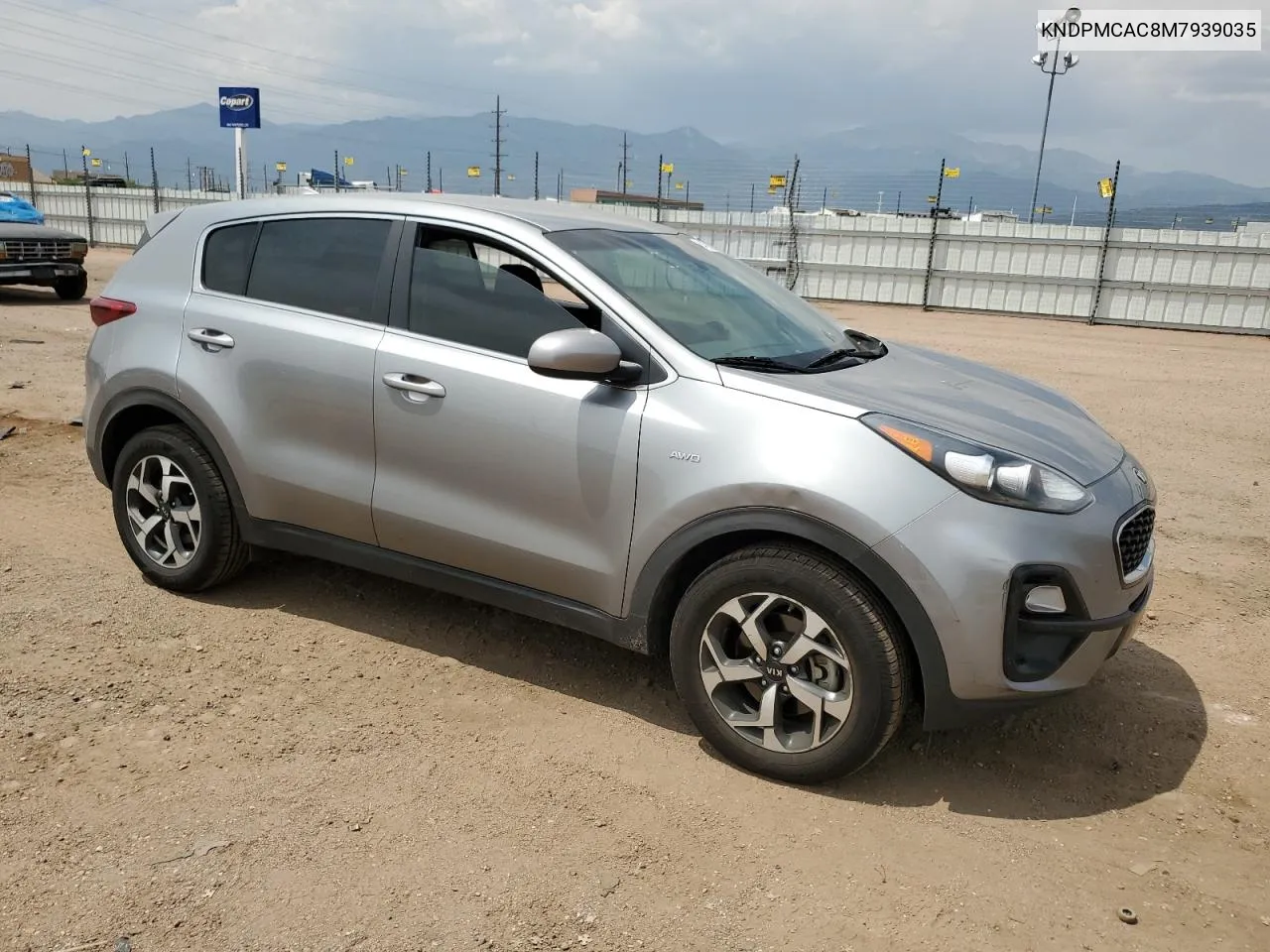 2021 Kia Sportage Lx VIN: KNDPMCAC8M7939035 Lot: 64700574