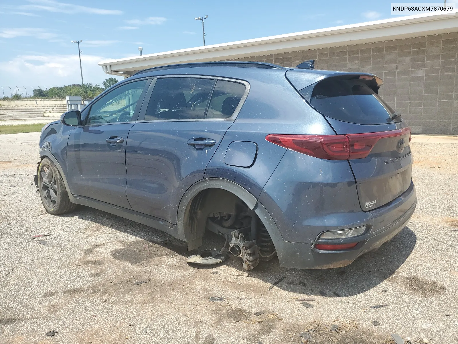 2021 Kia Sportage S VIN: KNDP63ACXM7870679 Lot: 65263734