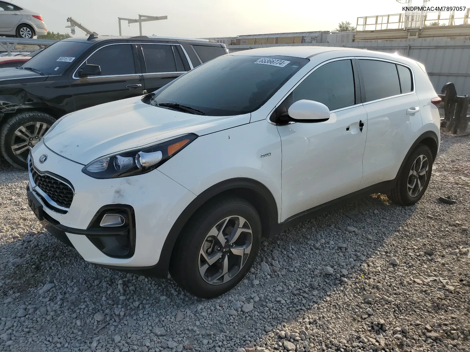 2021 Kia Sportage Lx VIN: KNDPMCAC4M7897057 Lot: 65366774