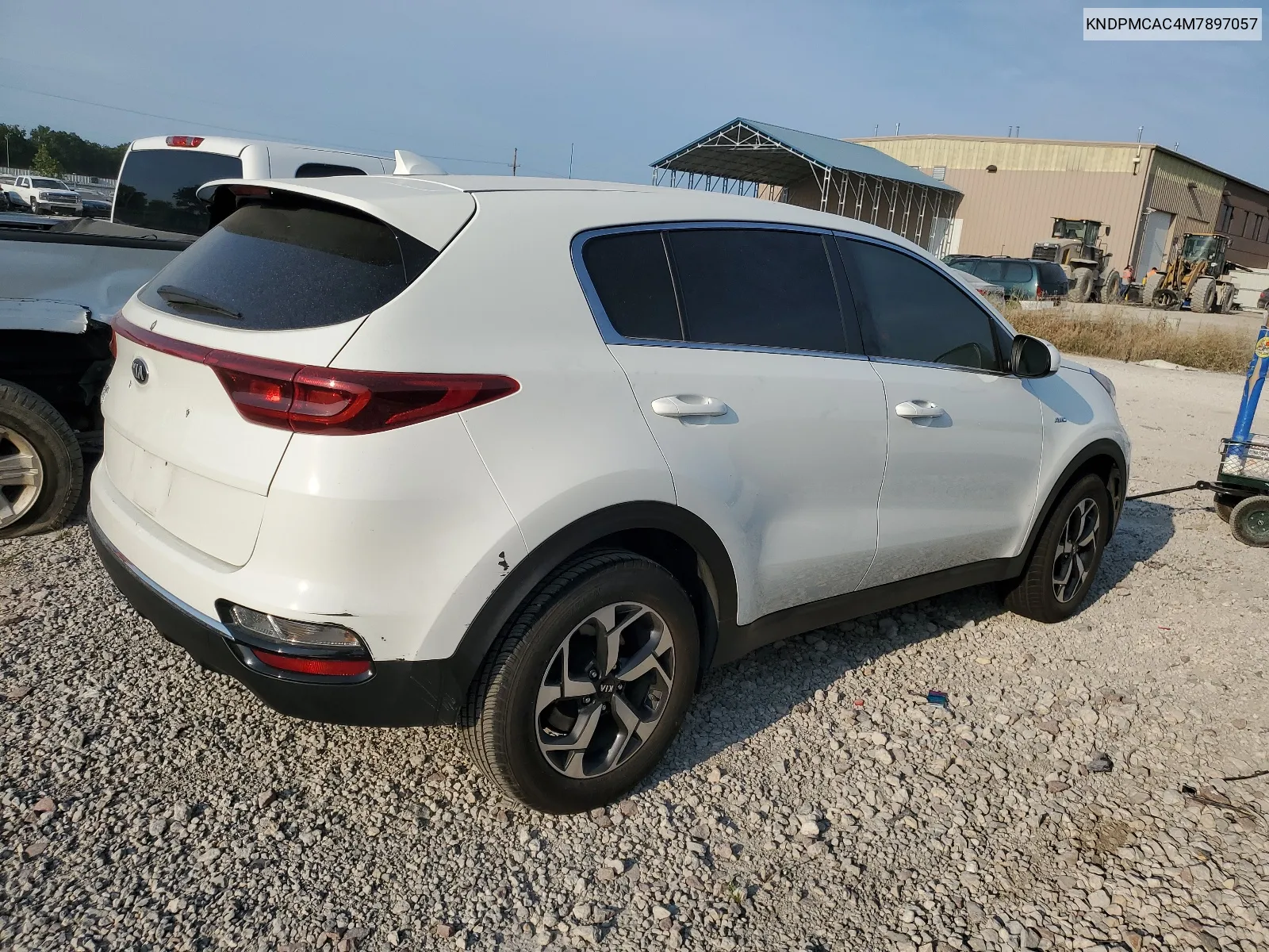 2021 Kia Sportage Lx VIN: KNDPMCAC4M7897057 Lot: 65366774