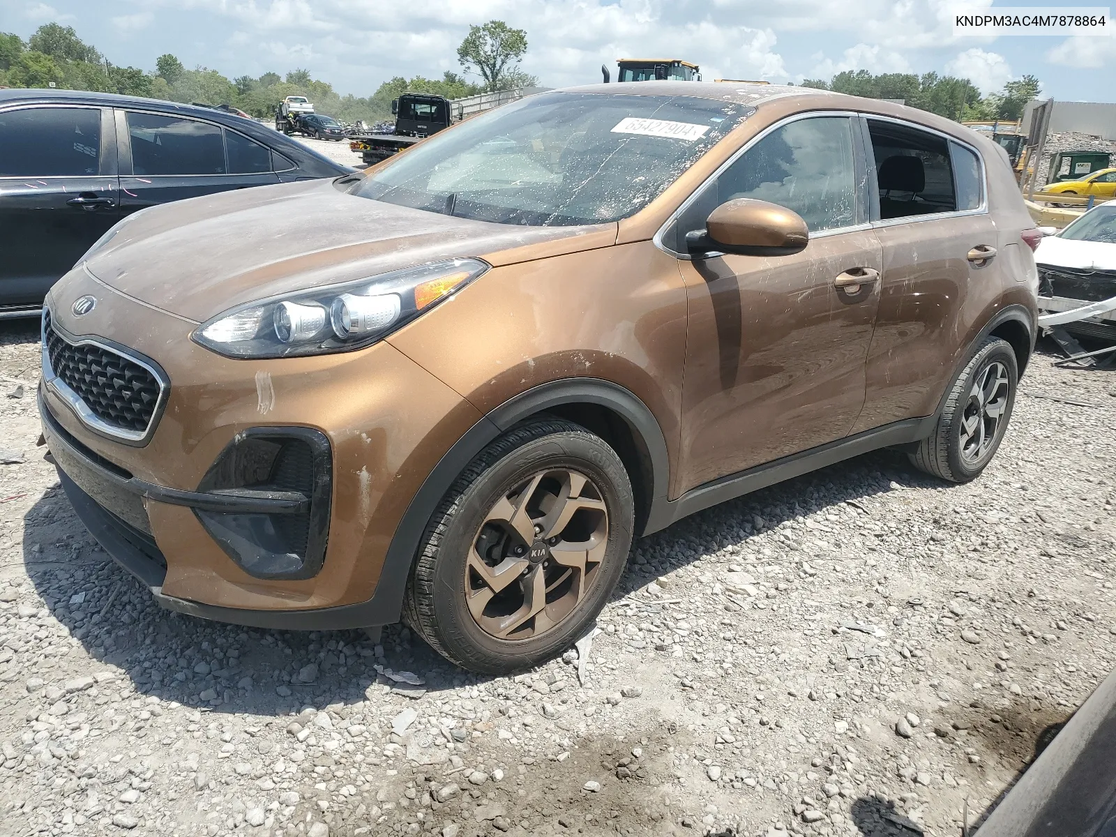 2021 Kia Sportage Lx VIN: KNDPM3AC4M7878864 Lot: 65427904