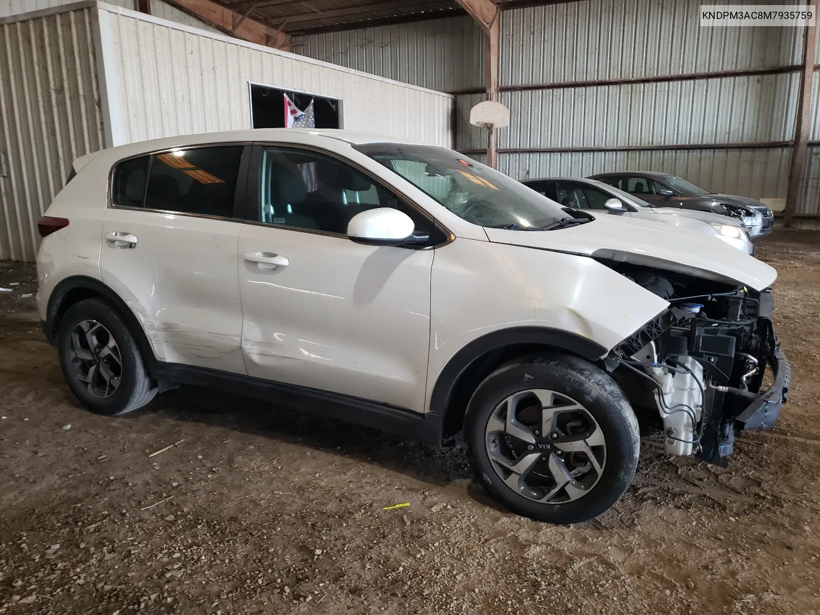 2021 Kia Sportage Lx VIN: KNDPM3AC8M7935759 Lot: 65815934