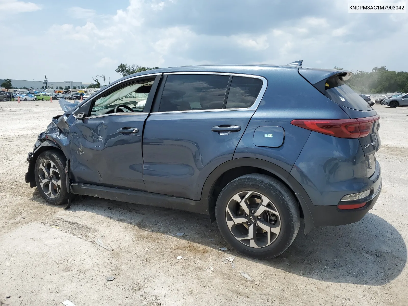 2021 Kia Sportage Lx VIN: KNDPM3AC1M7903042 Lot: 66248704