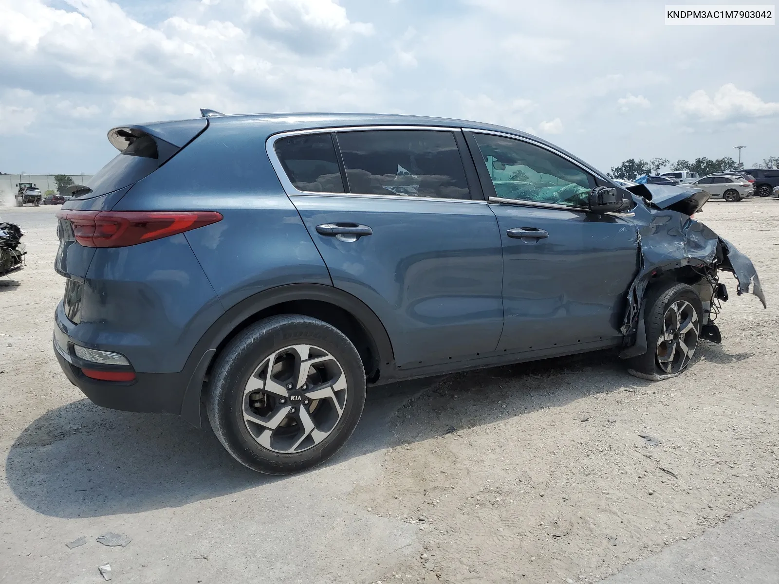 2021 Kia Sportage Lx VIN: KNDPM3AC1M7903042 Lot: 66248704