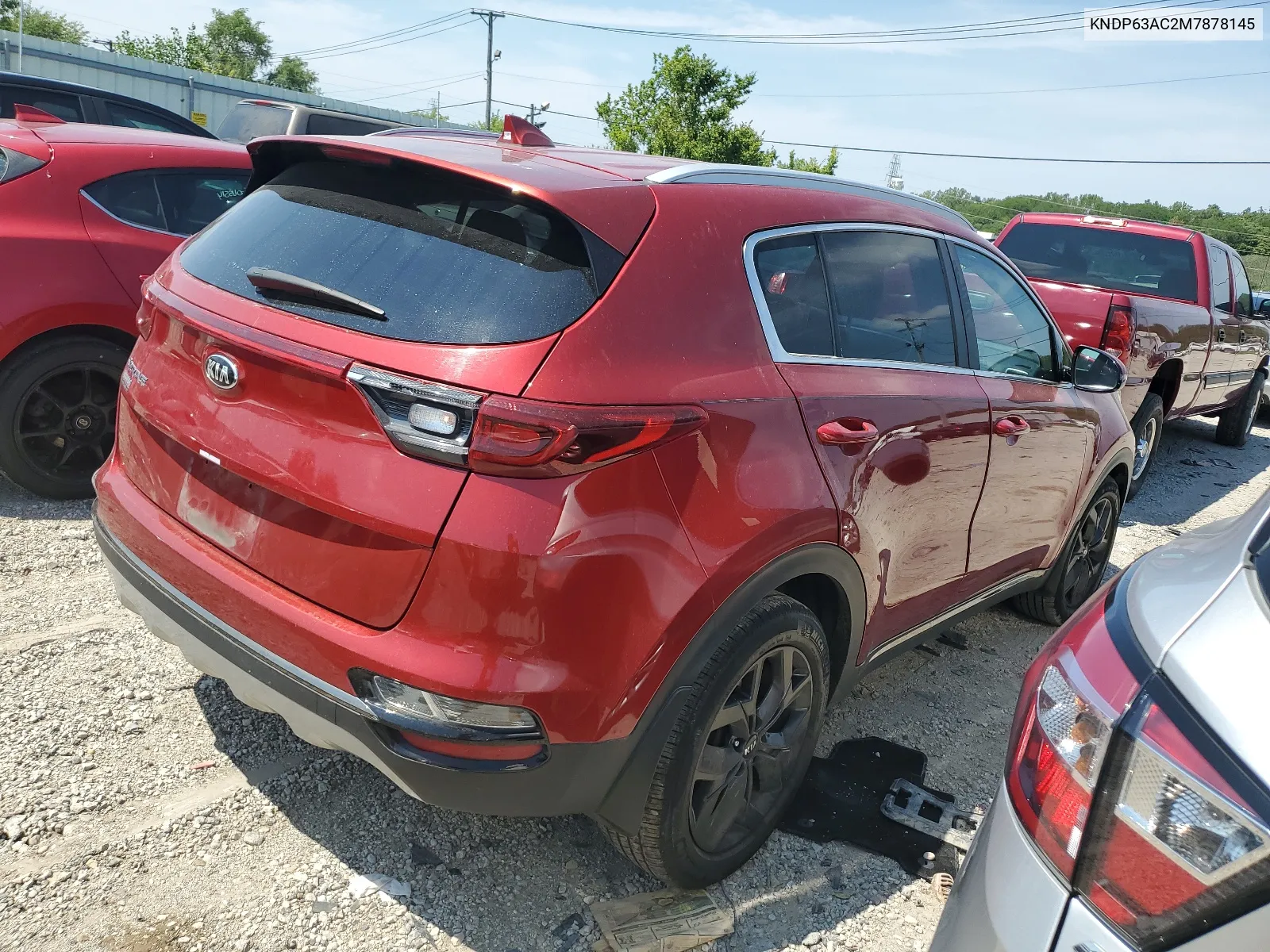 2021 Kia Sportage S VIN: KNDP63AC2M7878145 Lot: 66417564