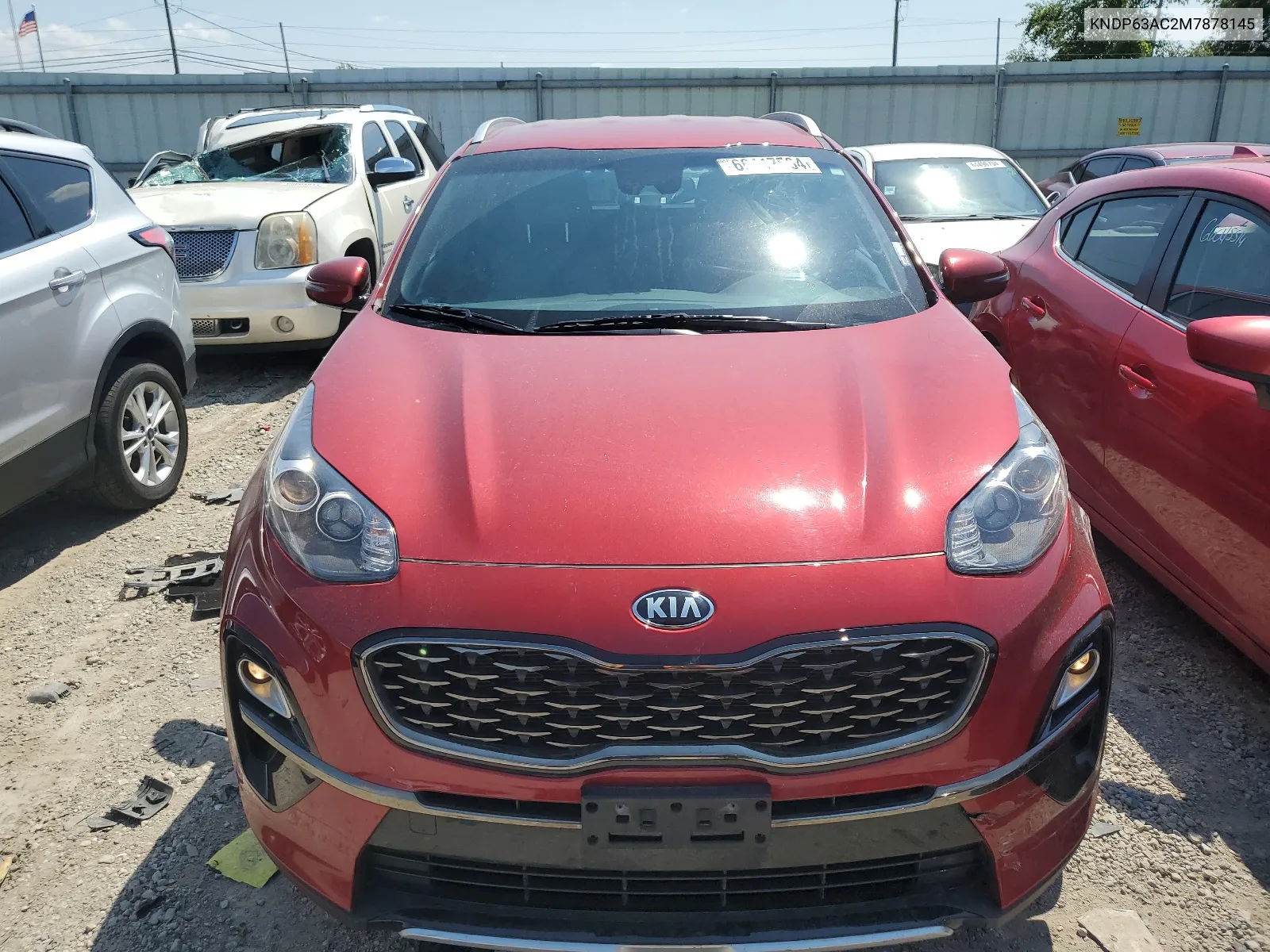 2021 Kia Sportage S VIN: KNDP63AC2M7878145 Lot: 66417564