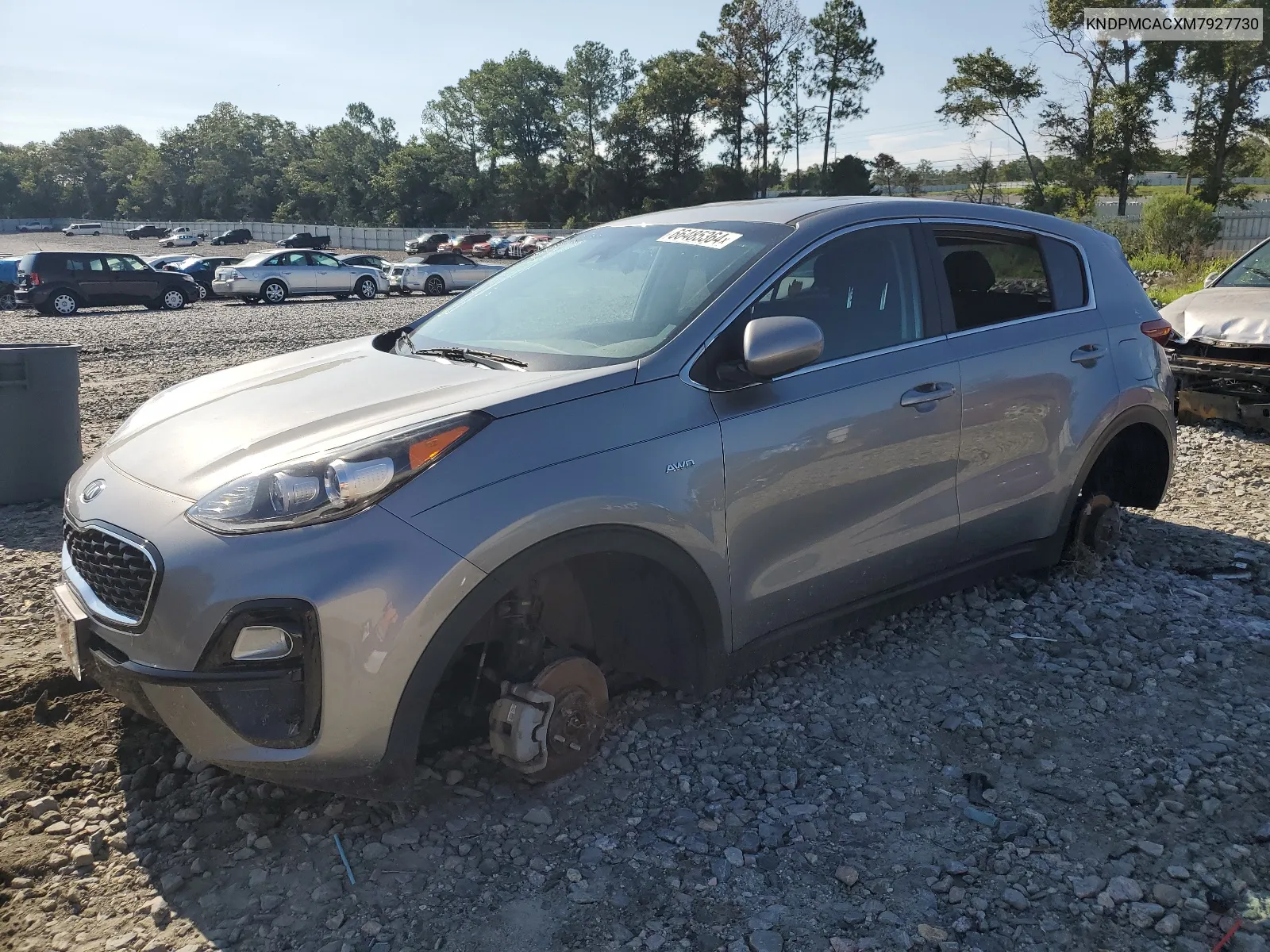 KNDPMCACXM7927730 2021 Kia Sportage Lx