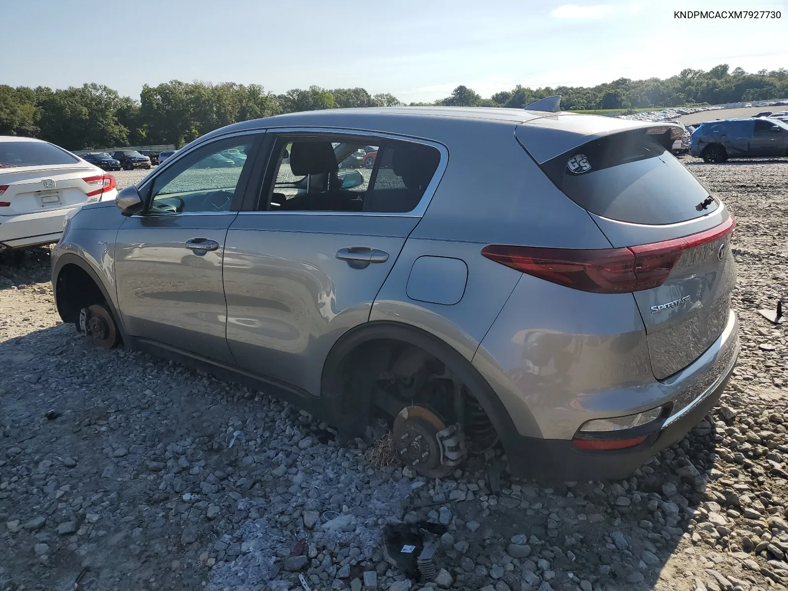 2021 Kia Sportage Lx VIN: KNDPMCACXM7927730 Lot: 66485364