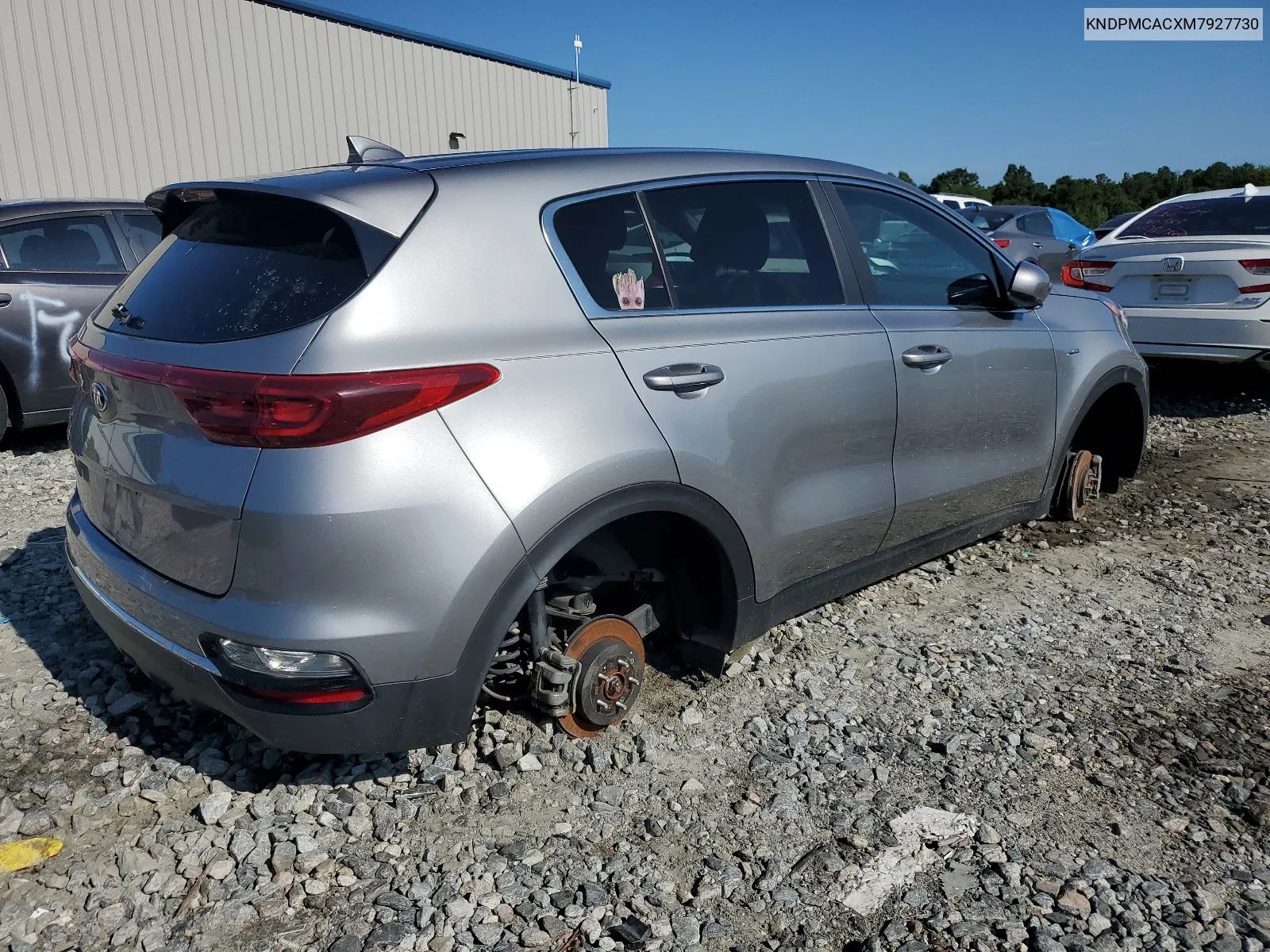 2021 Kia Sportage Lx VIN: KNDPMCACXM7927730 Lot: 66485364