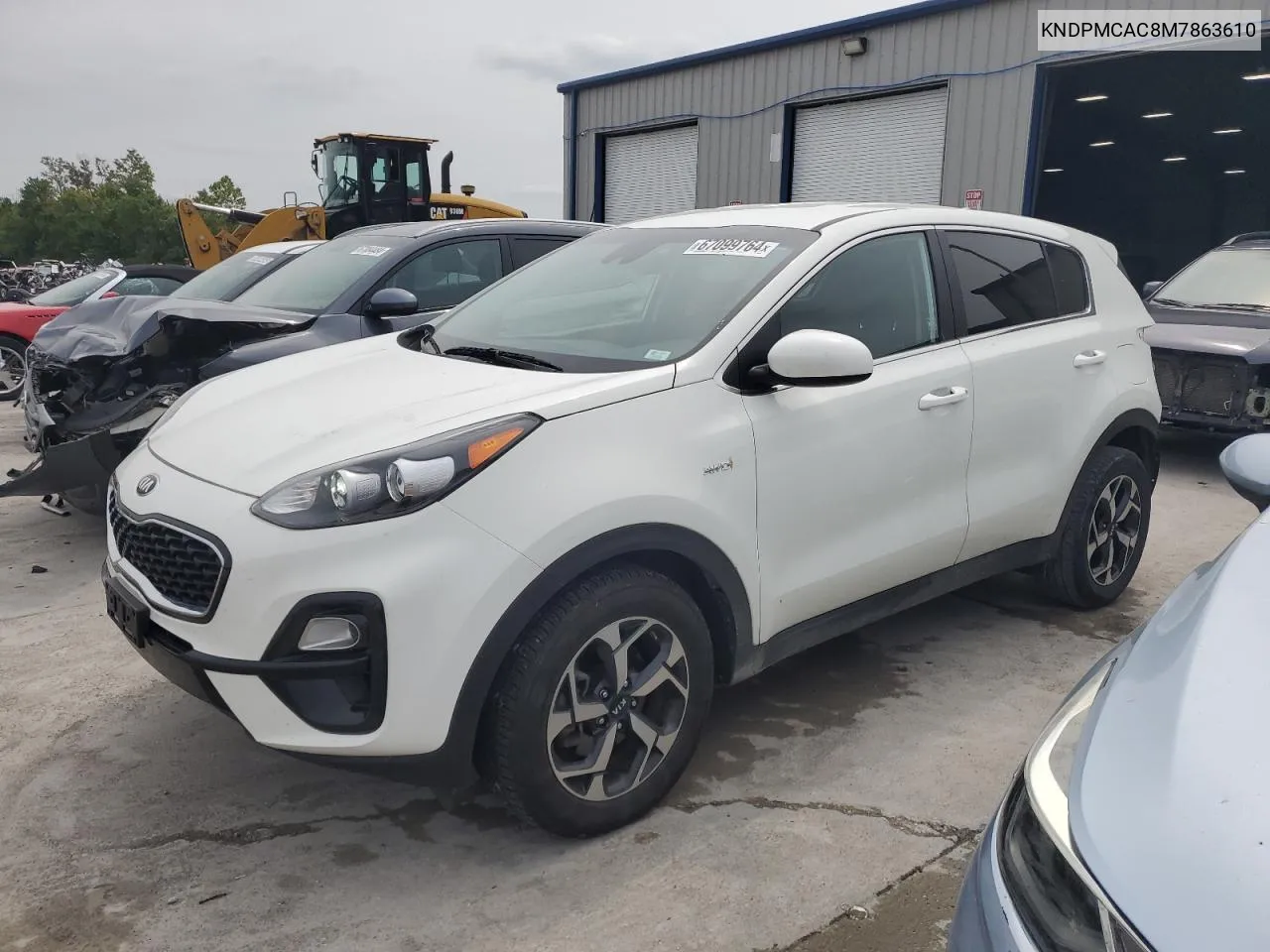 2021 Kia Sportage Lx VIN: KNDPMCAC8M7863610 Lot: 67099764