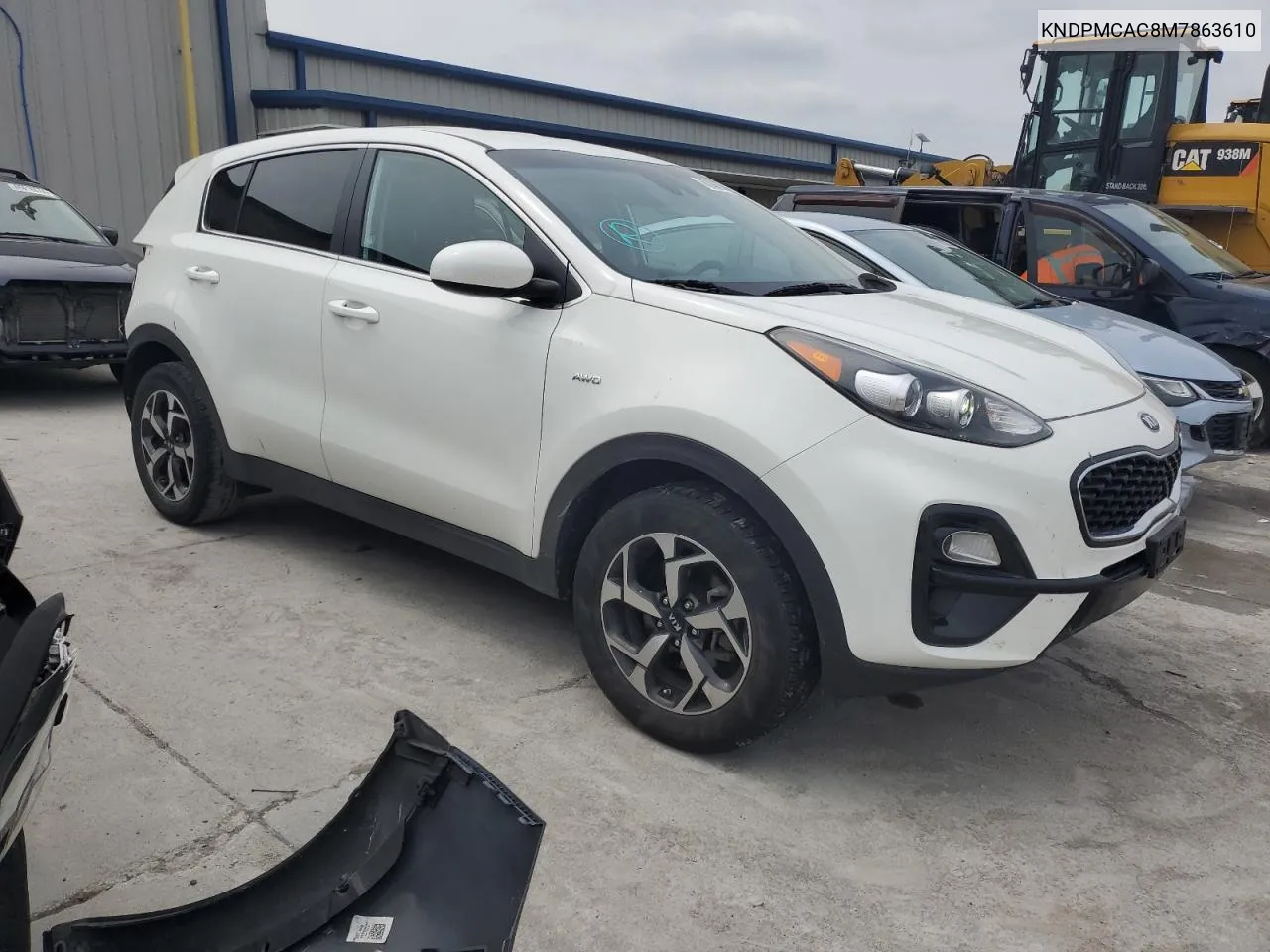 2021 Kia Sportage Lx VIN: KNDPMCAC8M7863610 Lot: 67099764