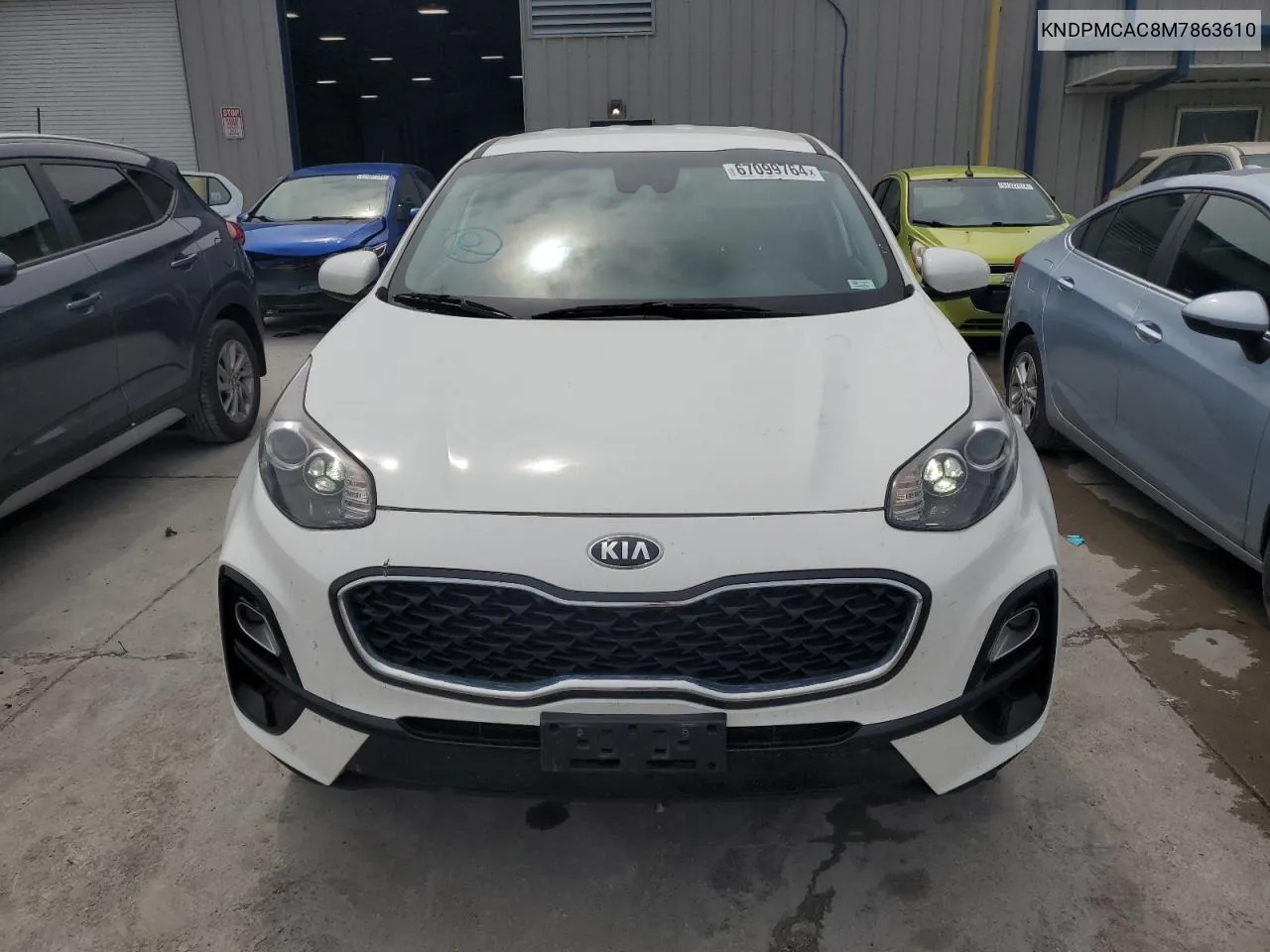 2021 Kia Sportage Lx VIN: KNDPMCAC8M7863610 Lot: 67099764