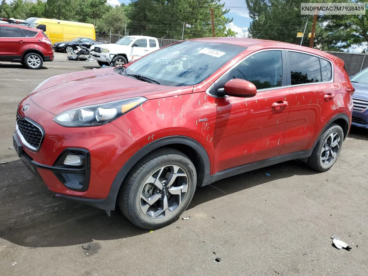 KNDPMCAC7M7938409 2021 Kia Sportage Lx