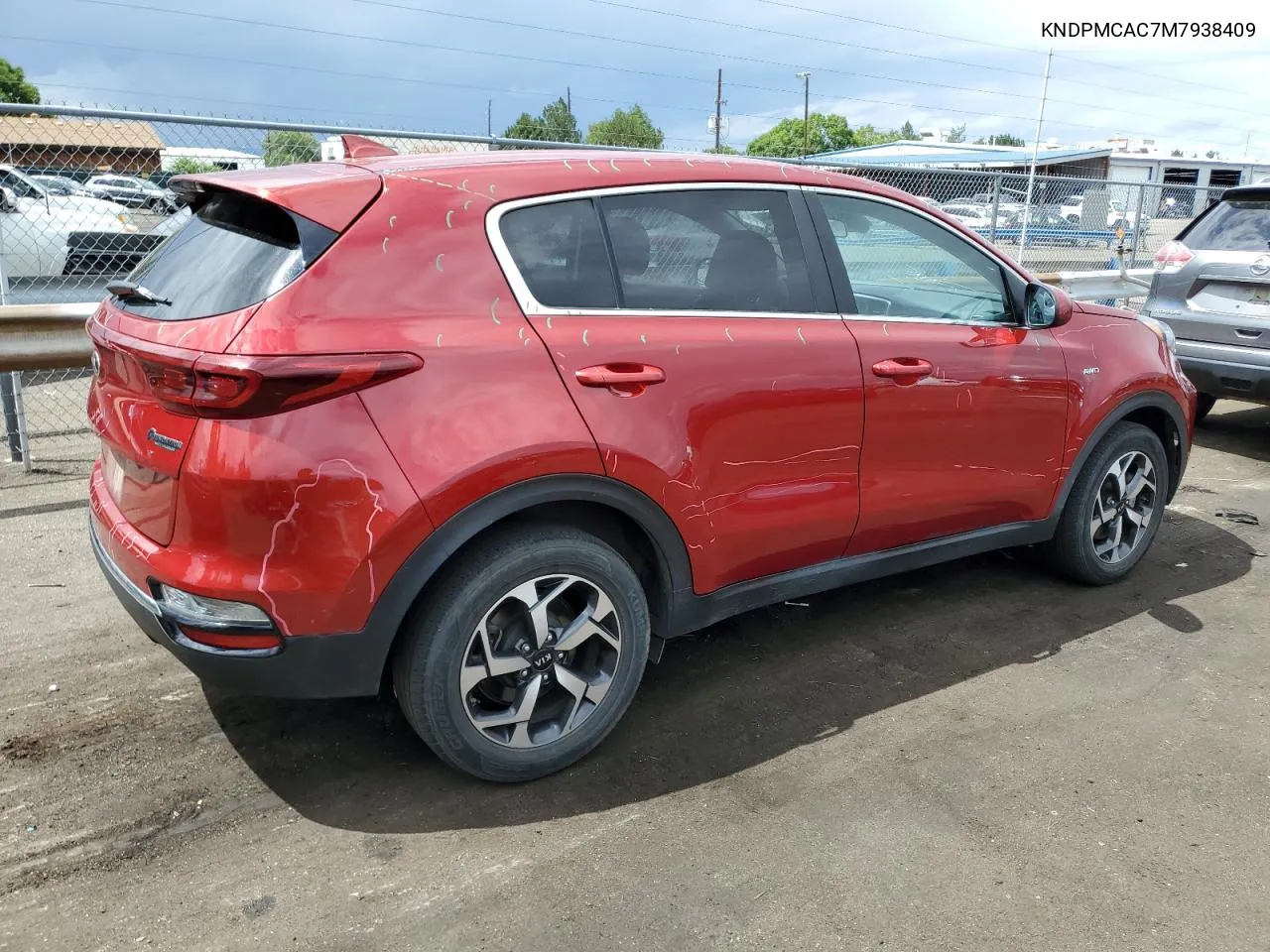 2021 Kia Sportage Lx VIN: KNDPMCAC7M7938409 Lot: 67108264