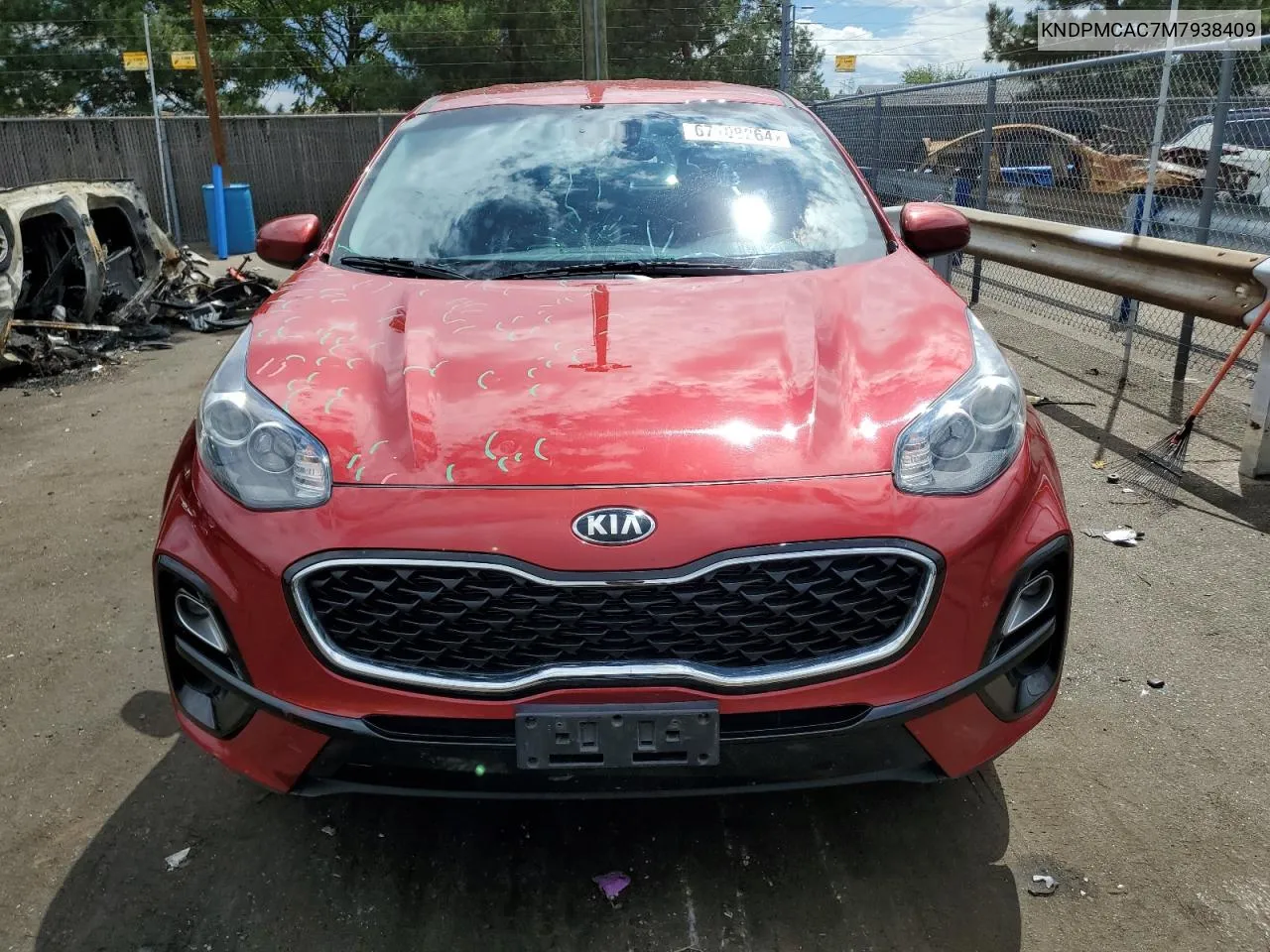 2021 Kia Sportage Lx VIN: KNDPMCAC7M7938409 Lot: 67108264