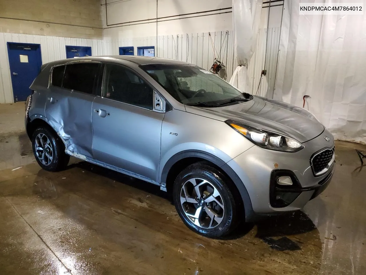 2021 Kia Sportage Lx VIN: KNDPMCAC4M7864012 Lot: 67167624