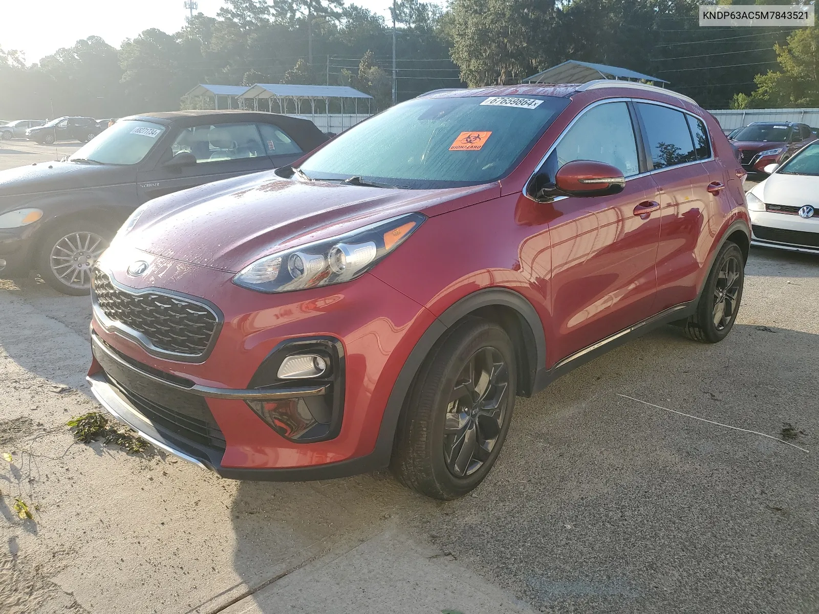 2021 Kia Sportage S VIN: KNDP63AC5M7843521 Lot: 67659864