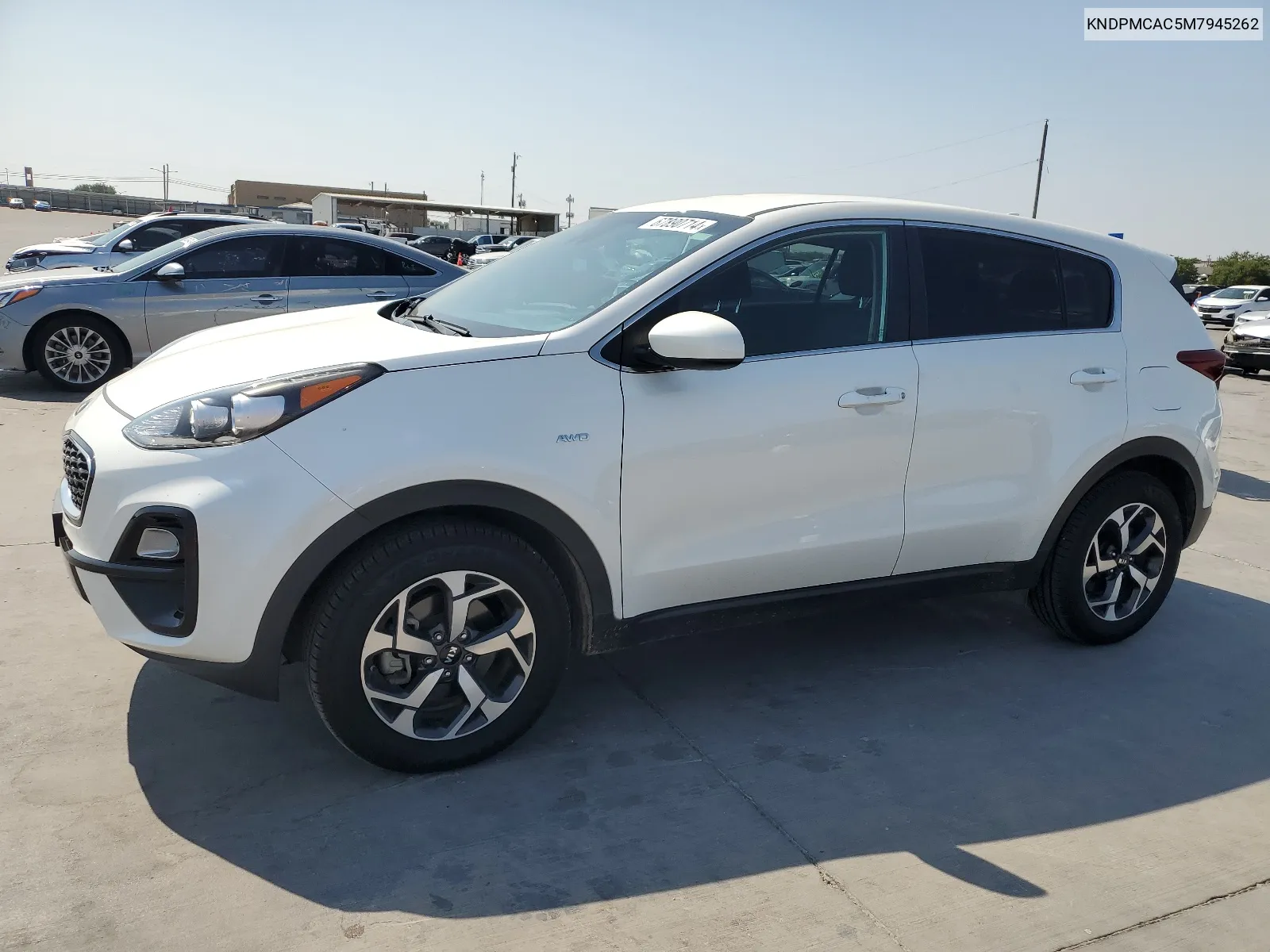 2021 Kia Sportage Lx VIN: KNDPMCAC5M7945262 Lot: 67890714