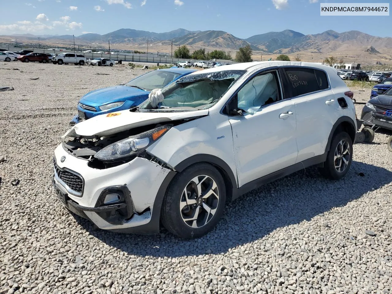 2021 Kia Sportage Lx VIN: KNDPMCAC8M7944672 Lot: 68017684