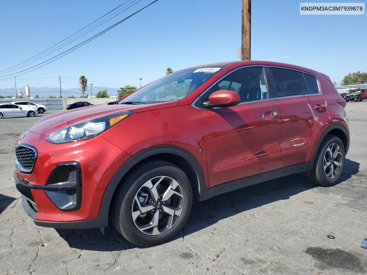 2021 Kia Sportage Lx VIN: KNDPM3AC3M7939878 Lot: 68281604