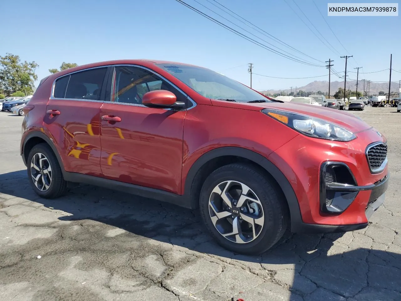 2021 Kia Sportage Lx VIN: KNDPM3AC3M7939878 Lot: 68281604