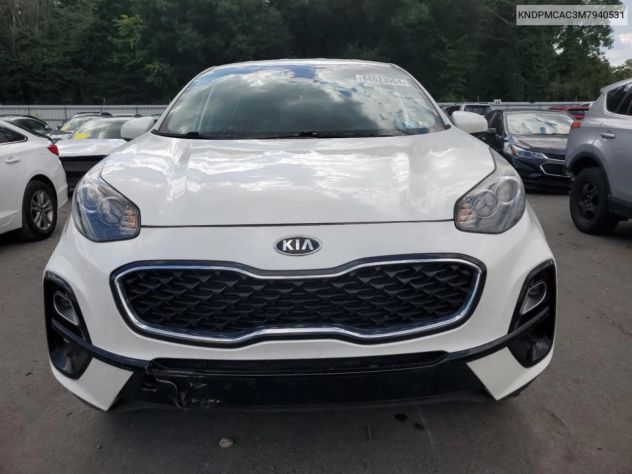 2021 Kia Sportage Lx VIN: KNDPMCAC3M7940531 Lot: 68623964