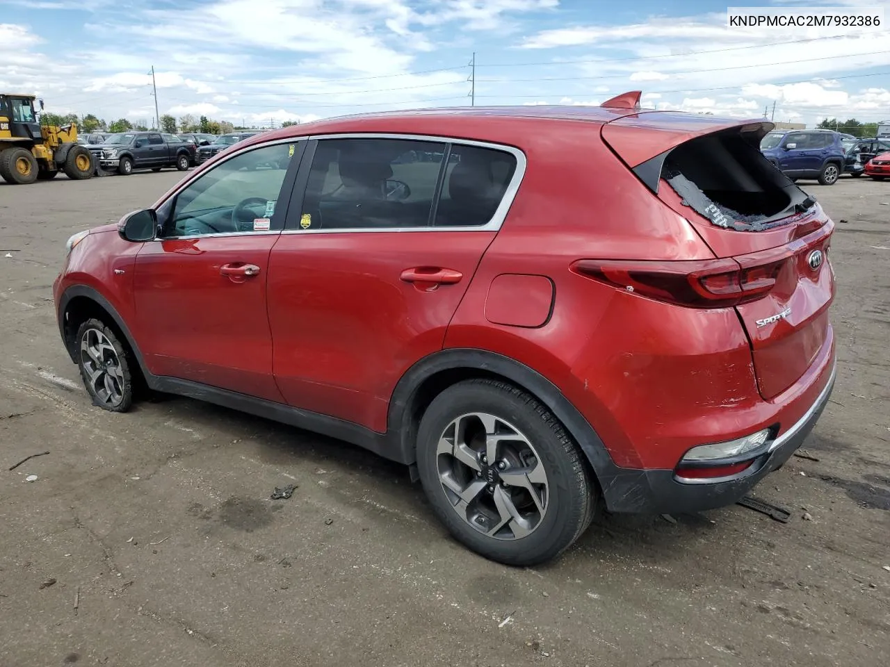 2021 Kia Sportage Lx VIN: KNDPMCAC2M7932386 Lot: 68711634