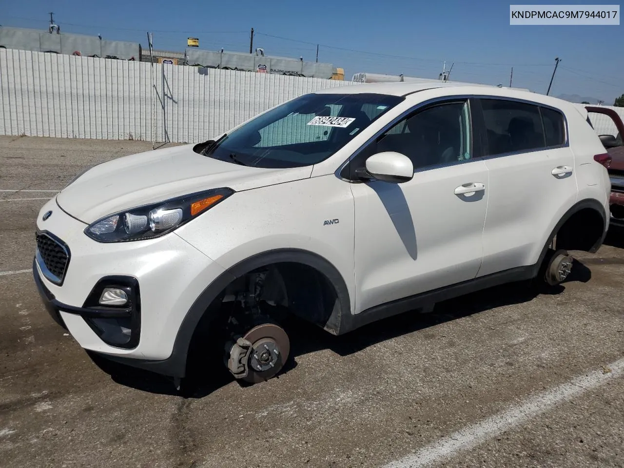 2021 Kia Sportage Lx VIN: KNDPMCAC9M7944017 Lot: 68942484