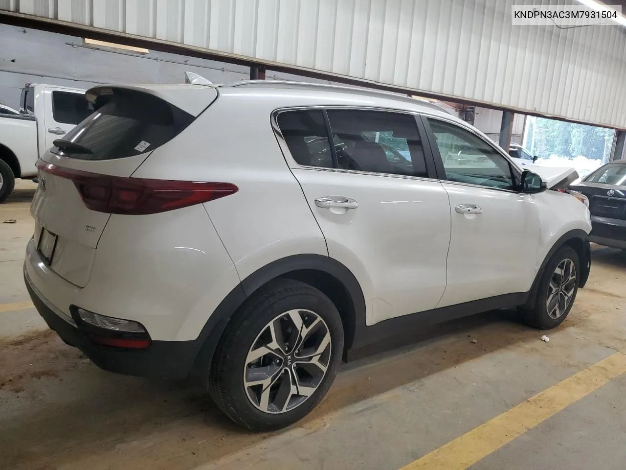 2021 Kia Sportage Ex VIN: KNDPN3AC3M7931504 Lot: 69201134