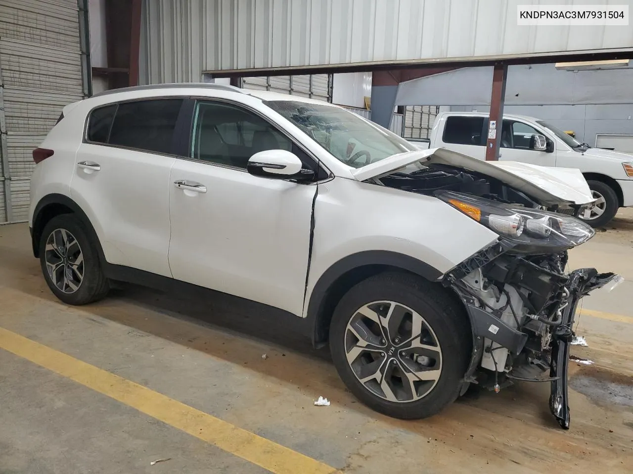 2021 Kia Sportage Ex VIN: KNDPN3AC3M7931504 Lot: 69201134